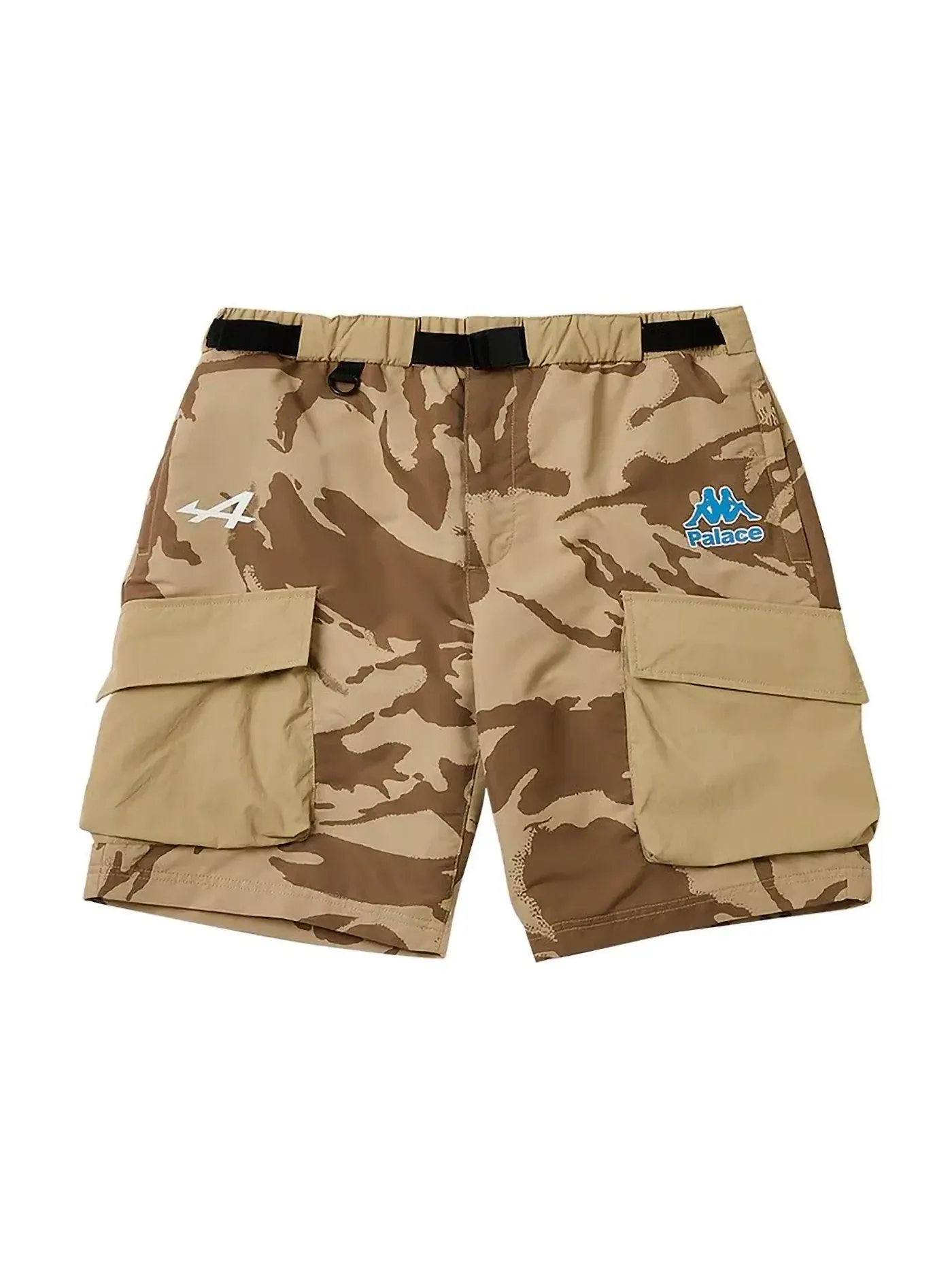 Мужские шорты камуфляжные Palace x Kappa For Alpine Nylon Pit Short Desert Camo, Desert Camo — изображение 1 из 2