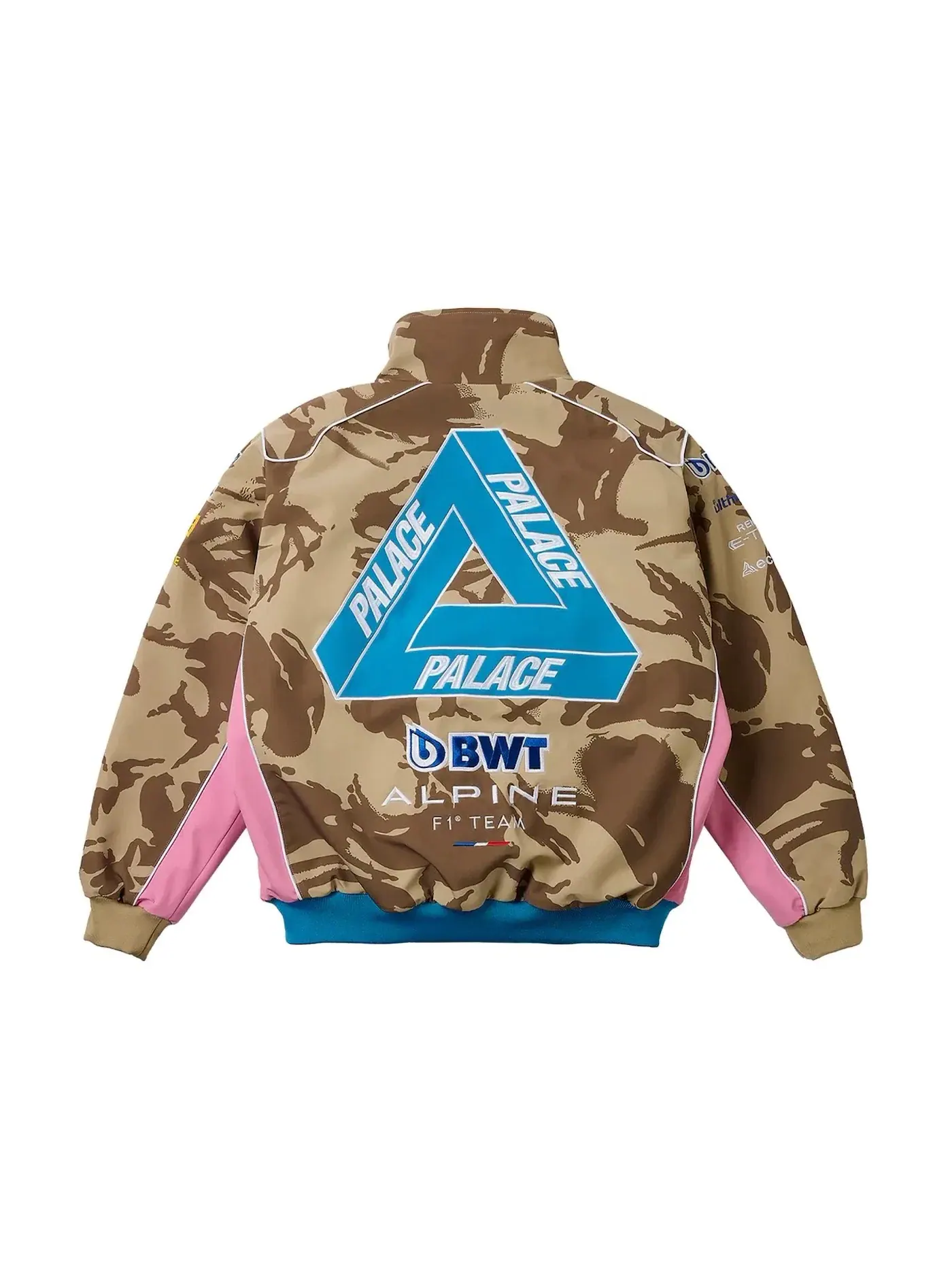 Мужская куртка-ветровка с принтом Palace x Kappa For Alpine Pit, Desert Camo — изображение 3 из 3