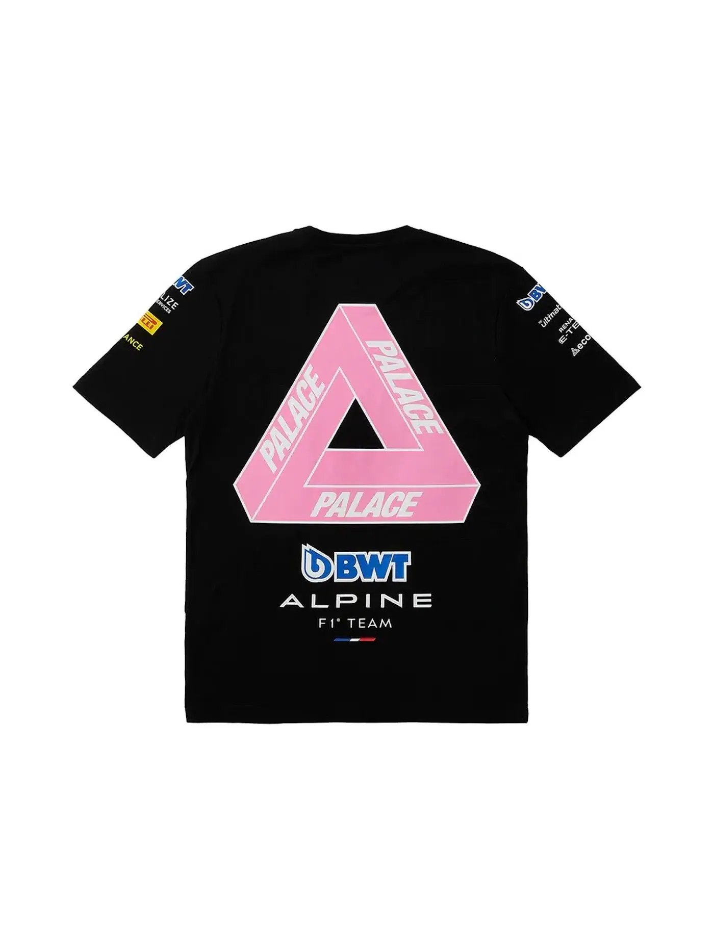 Мужская футболка с принтом Palace x Kappa For Alpine T-Shirt — изображение 1 из 2, черный