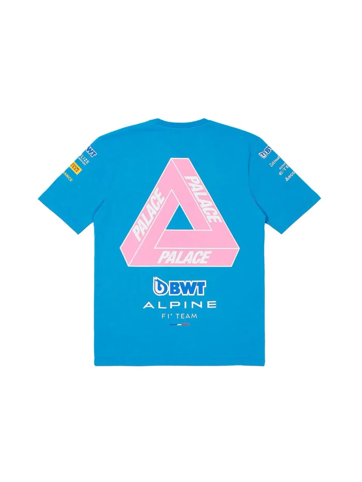 Мужская футболка с принтом Palace x Kappa For Alpine T-shirt — изображение 1 из 2, синий