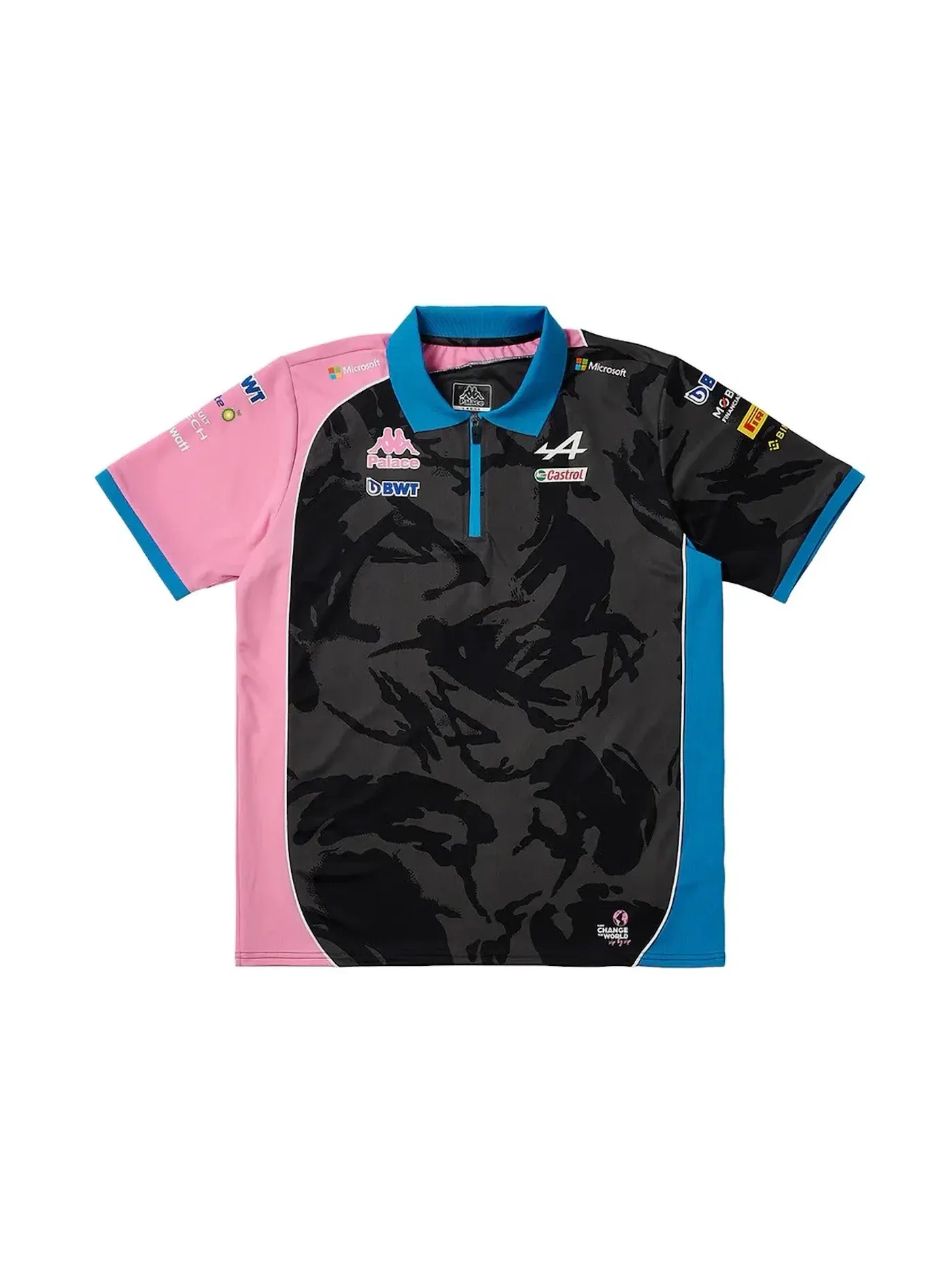 Мужское поло Palace x Kappa For Alpine Tech Polo Night Desert Camo, Night Desert Camo — изображение 1 из 2