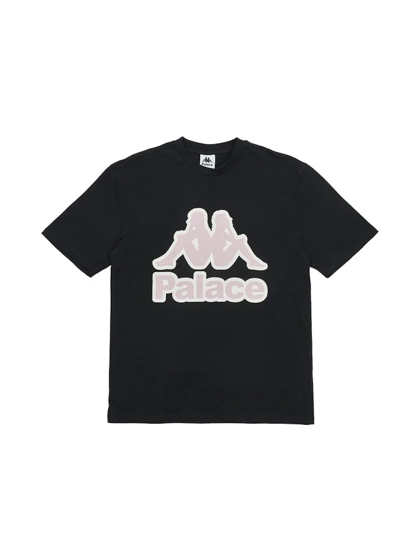 Мужская футболка с принтом Palace x Kappa T-shirt Palace — изображение 1 из 1, черный