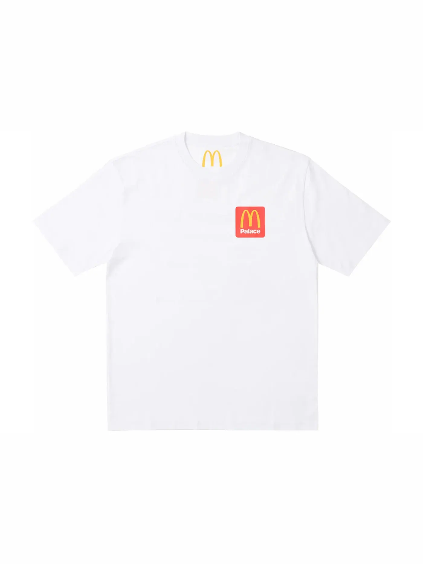 Мужская футболка с принтом Palace x McDonald's T-shirt — изображение 2 из 2, белый