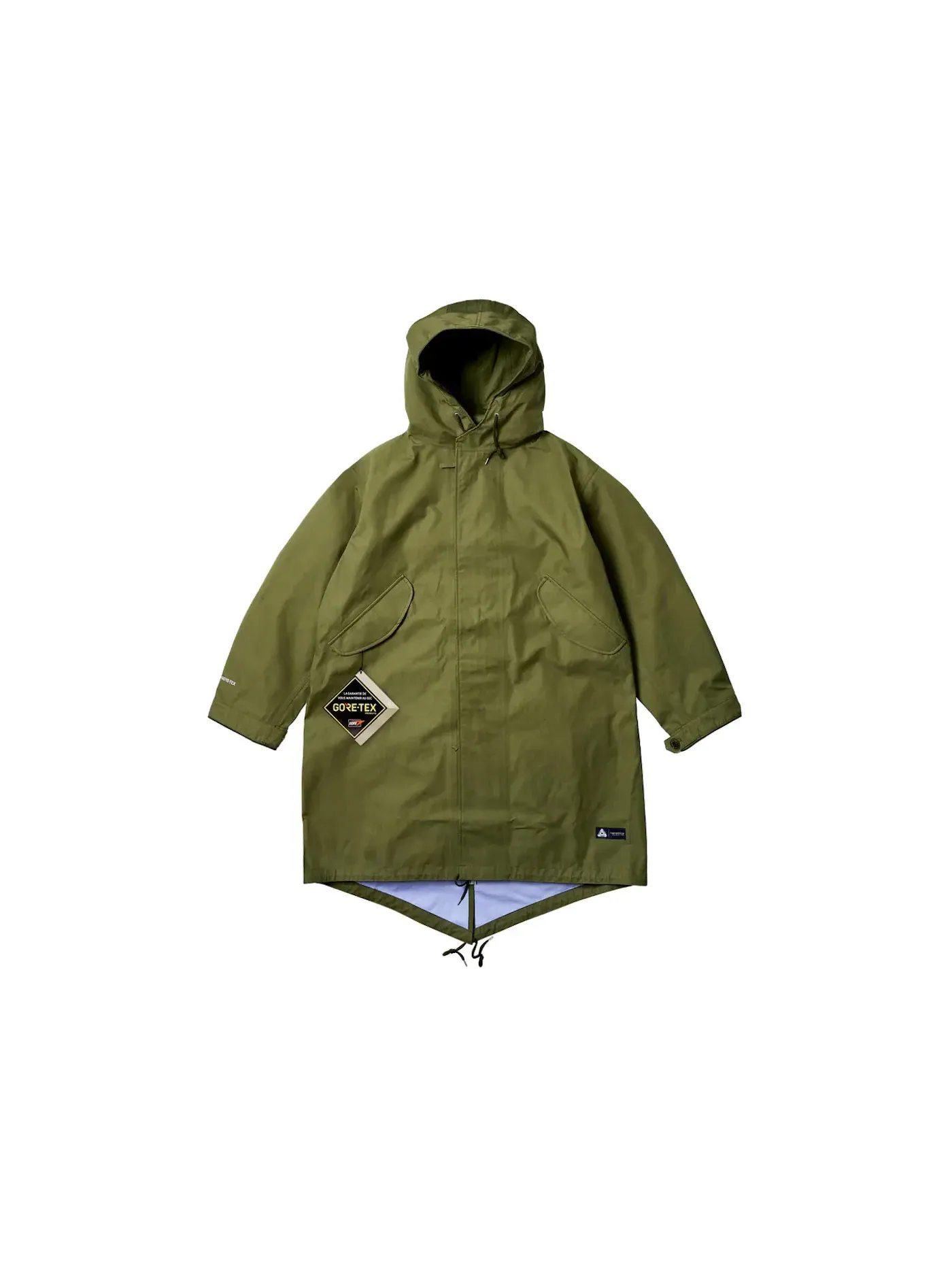 Мужское пальто с капюшоном из GORE-TEX Palace x Nanamica — изображение 1 из 3, зеленый
