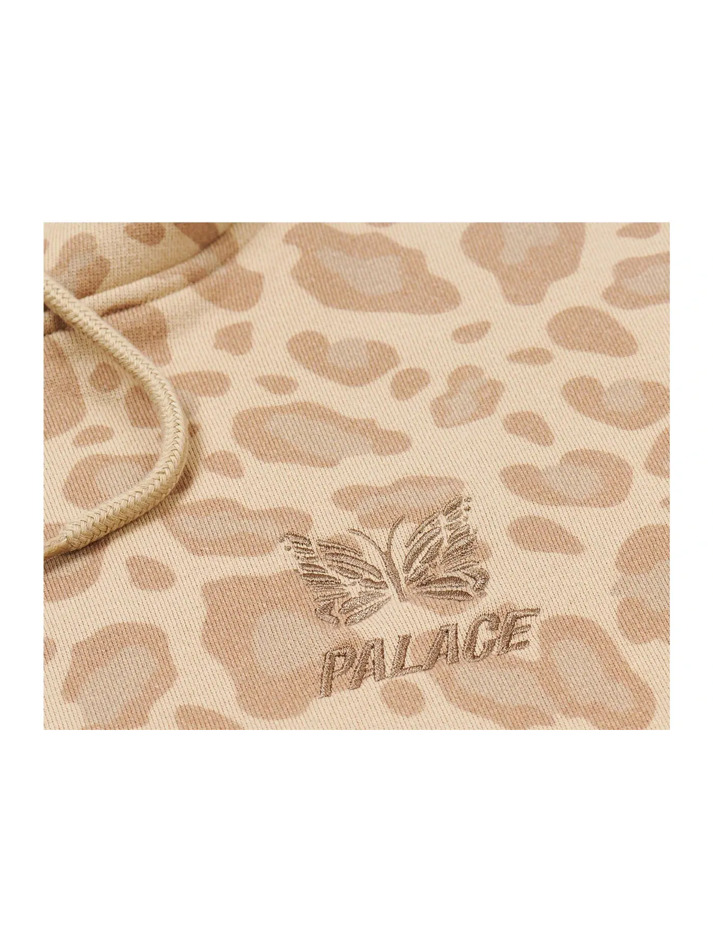 Мужской худи с капюшоном Palace x Needles Hood — изображение 3 из 3, бежевый