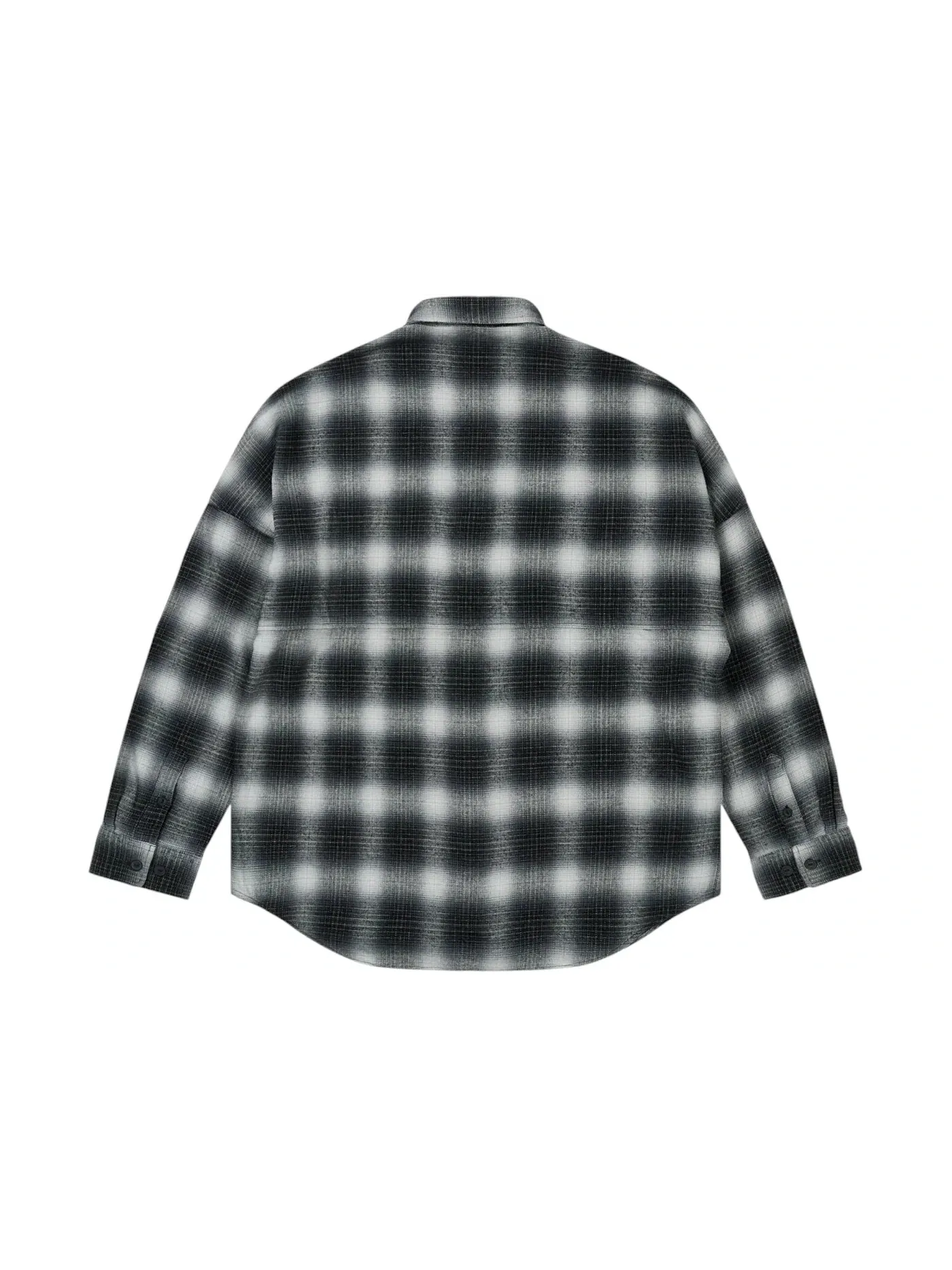 Мужская рубашка с клетчатым принтом Shirt Palace — изображение 2 из 2, серый