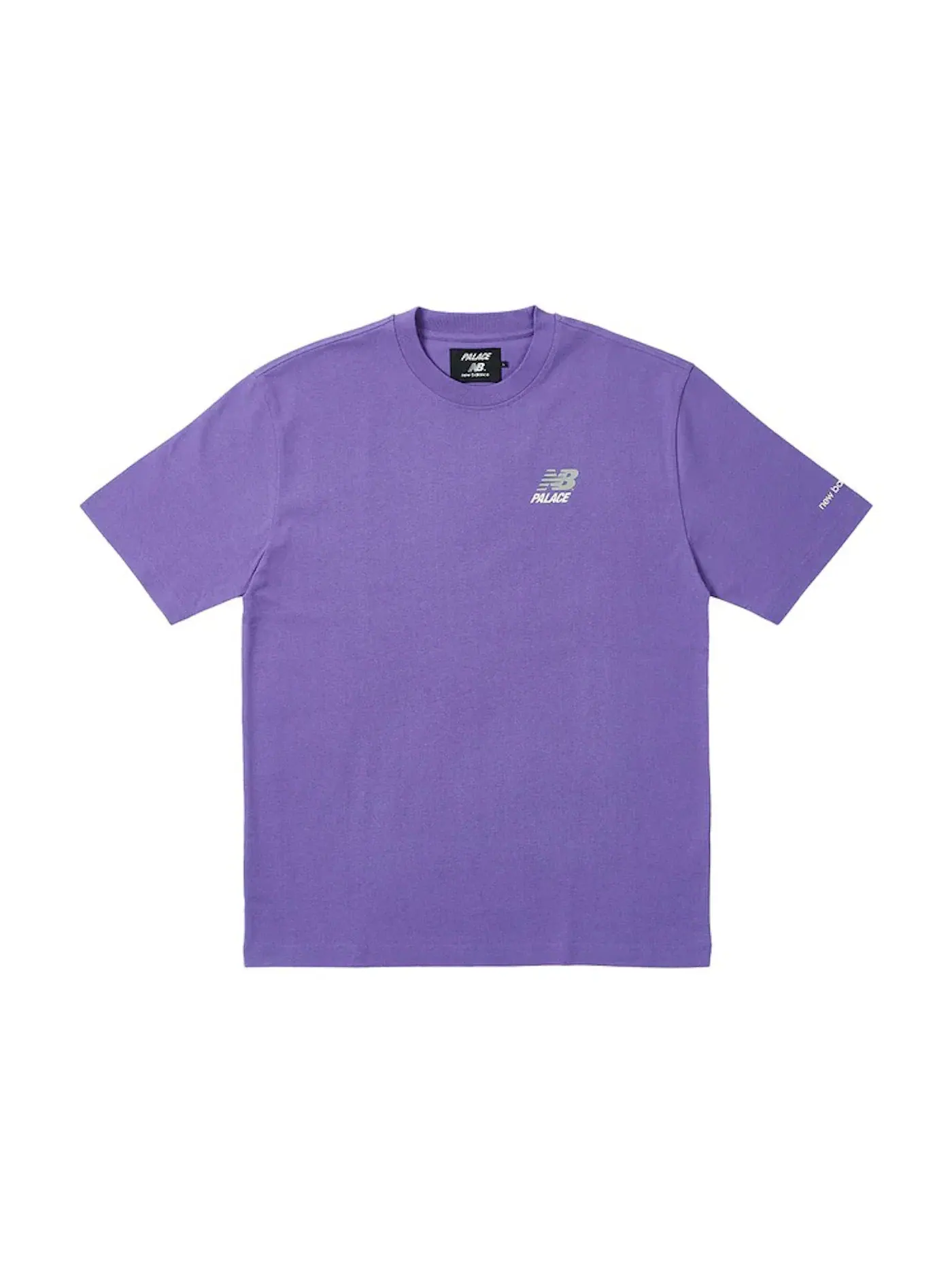 Мужская футболка с принтом Palace x New Balance Logo T-Shirt — изображение 1 из 2, фиолетовый
