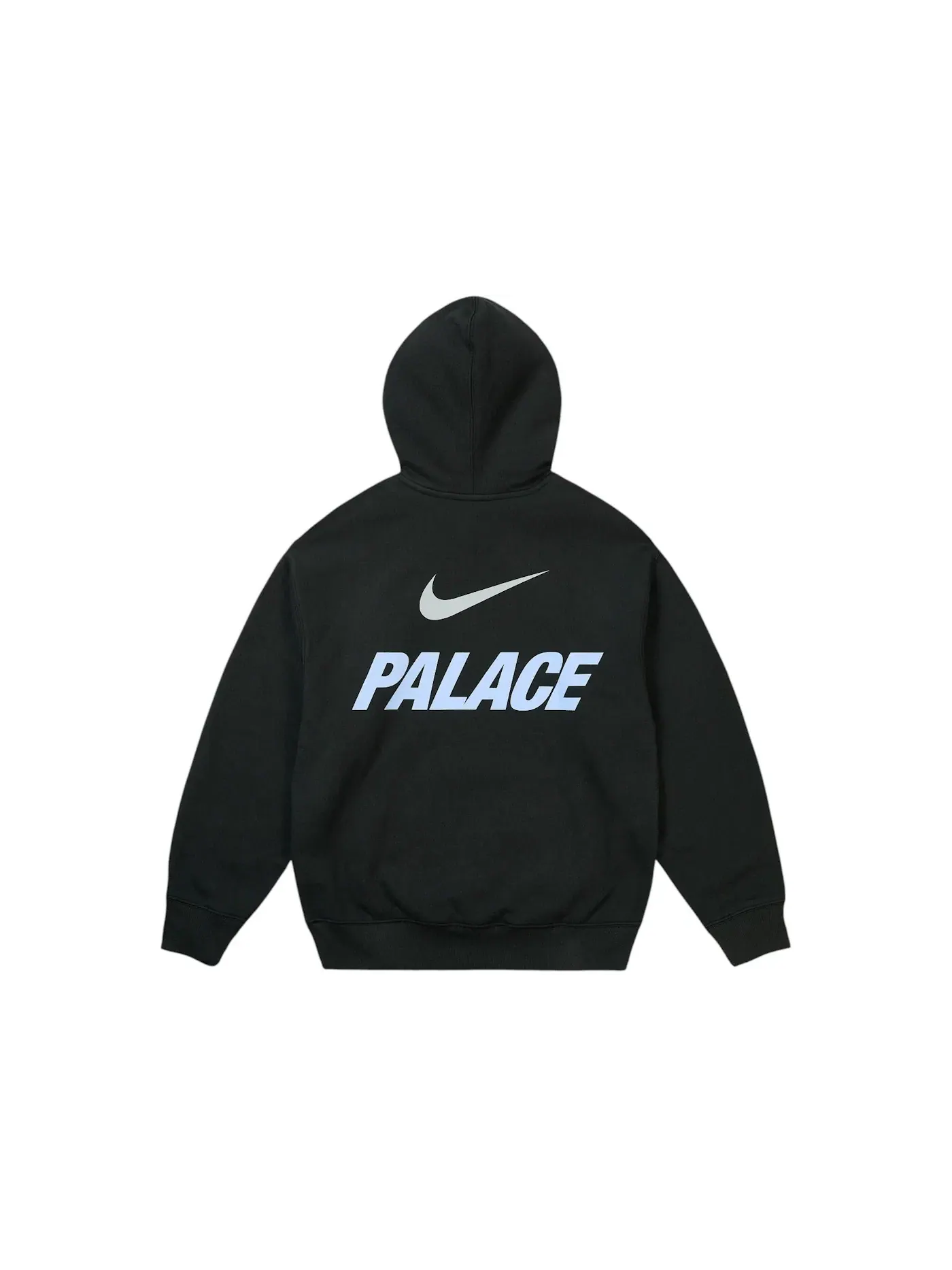 Мужской худи с принтом Font Swoosh Palace — изображение 2 из 2, черный