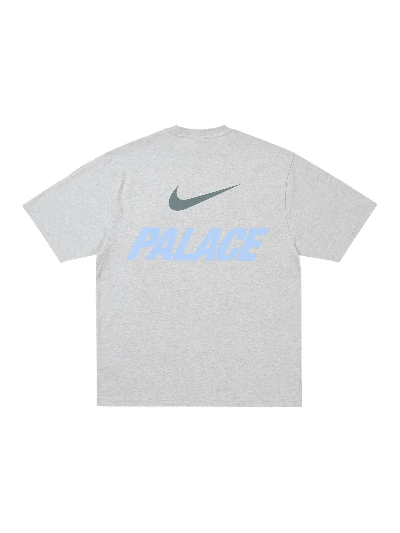 Мужская футболка с принтом Font Swoosh Palace — изображение 1 из 2, серый