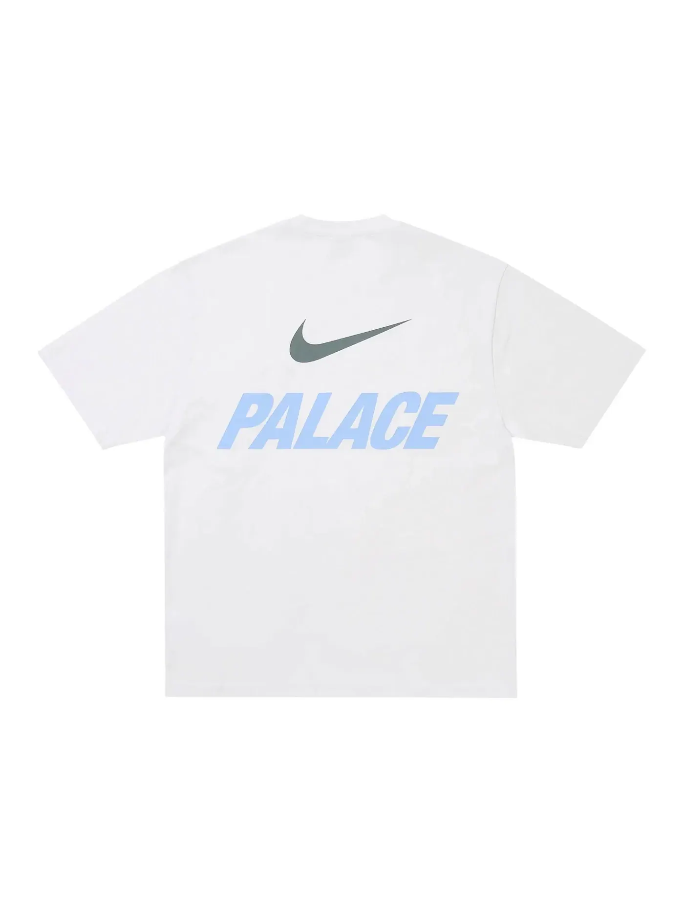 Мужская футболка с принтом Font Swoosh Palace — изображение 1 из 2, белый
