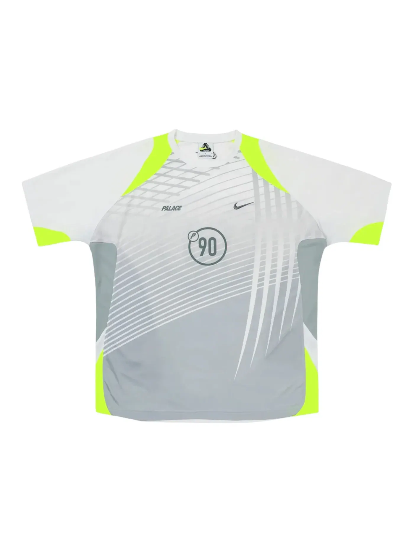 Мужская футбольная джерси с принтом Palace x Nike Total P90 Jersey White Palace — изображение 1 из 2, белый
