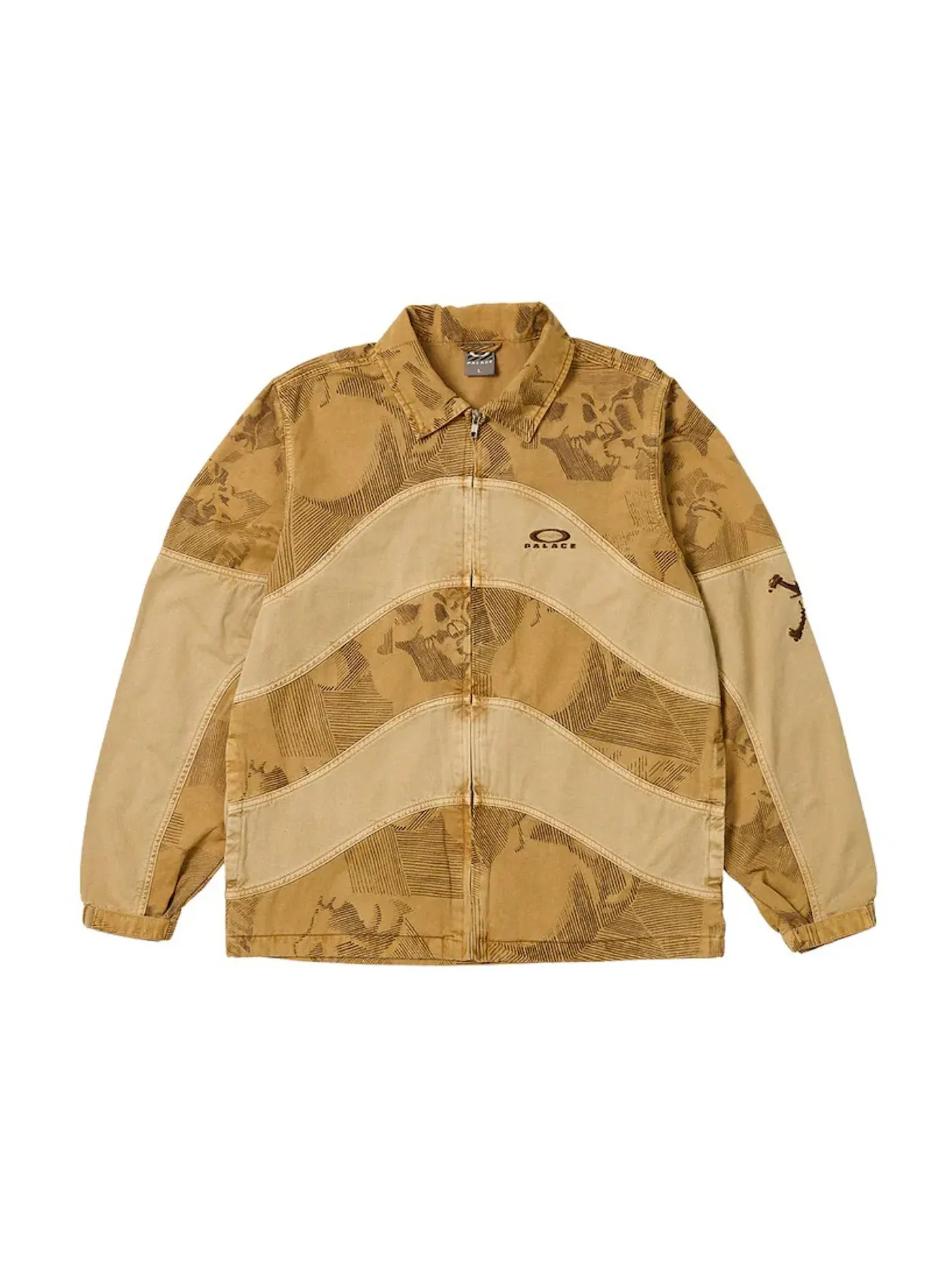 Мужская куртка Palace x Oakley Gas Jacket Sand — изображение 1 из 2