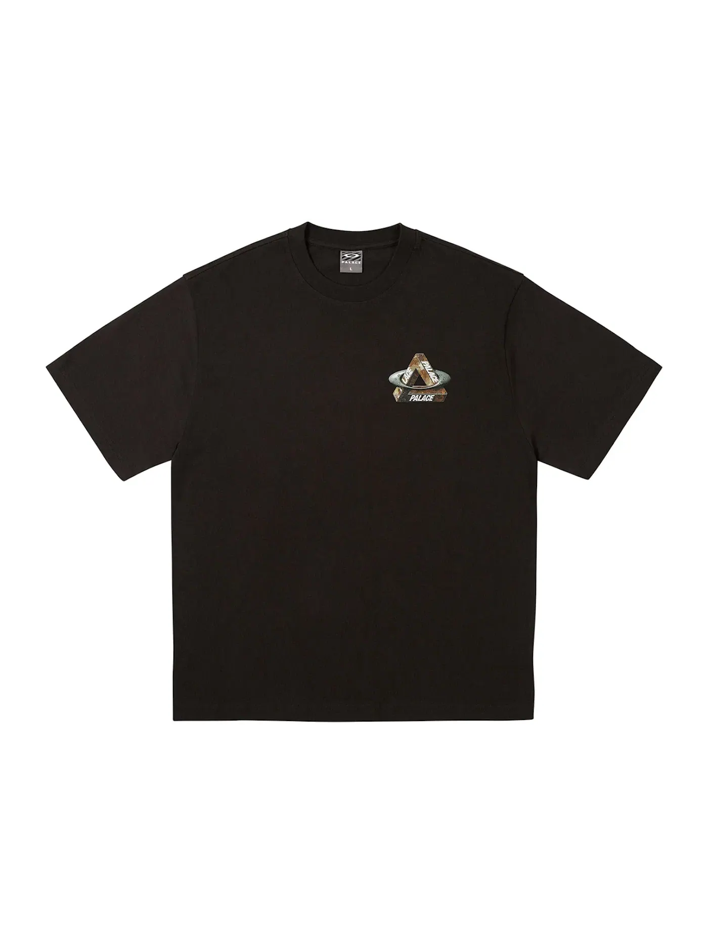 Мужская футболка с принтом Palace T-Shirt (FW24) — изображение 2 из 2, черный