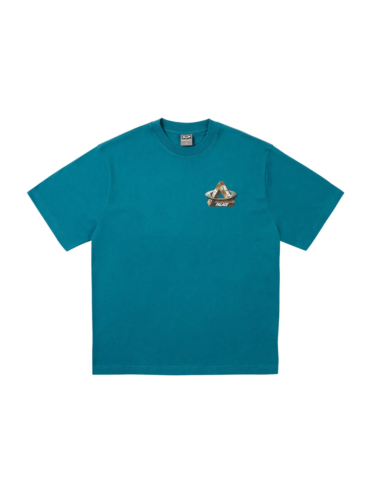 Мужская футболка с принтом Palace T-Shirt (FW24) — изображение 2 из 2, синий