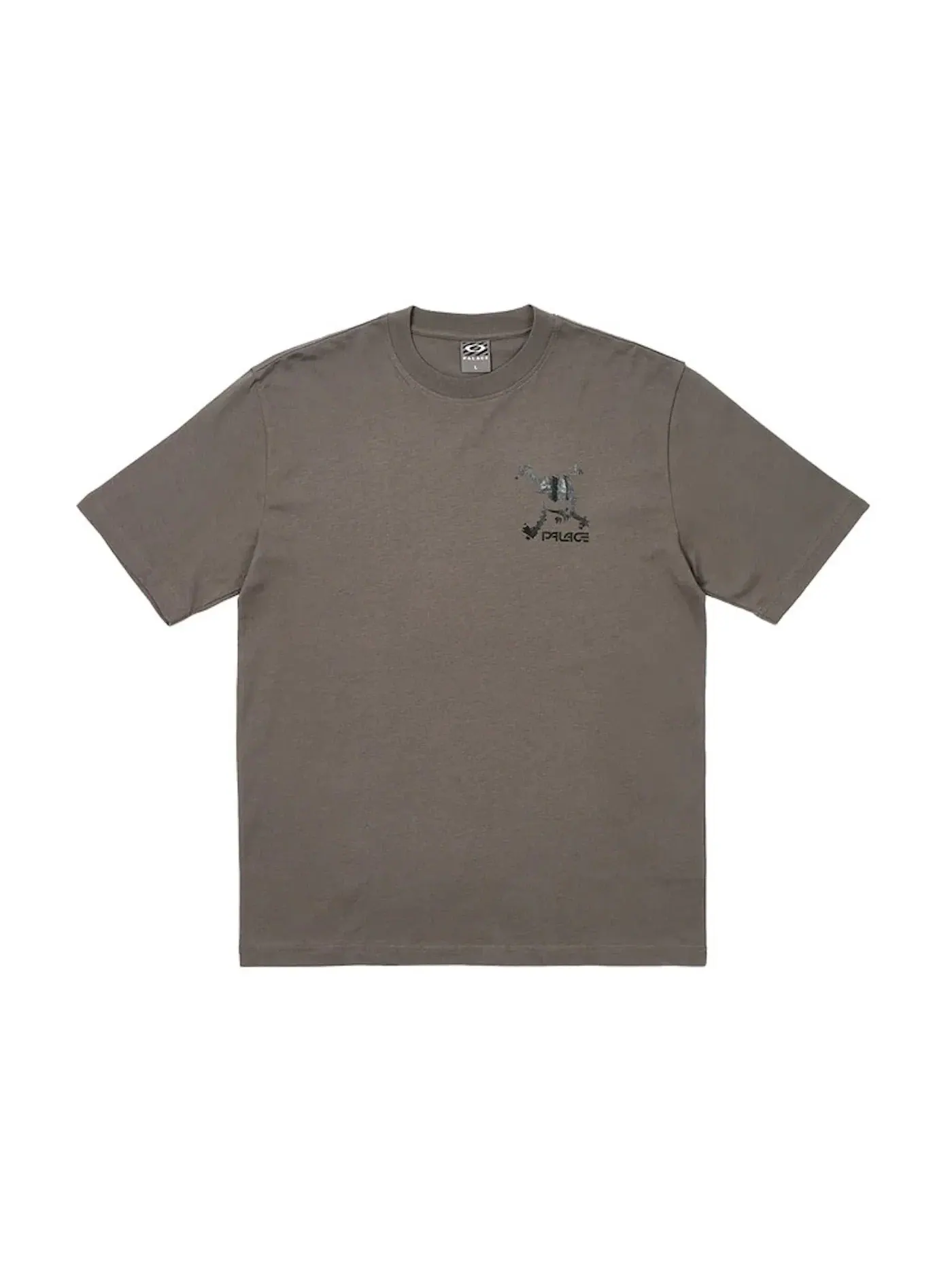 Мужская футболка с принтом Palace x Oakley T-Shirt — изображение 2 из 2, серый