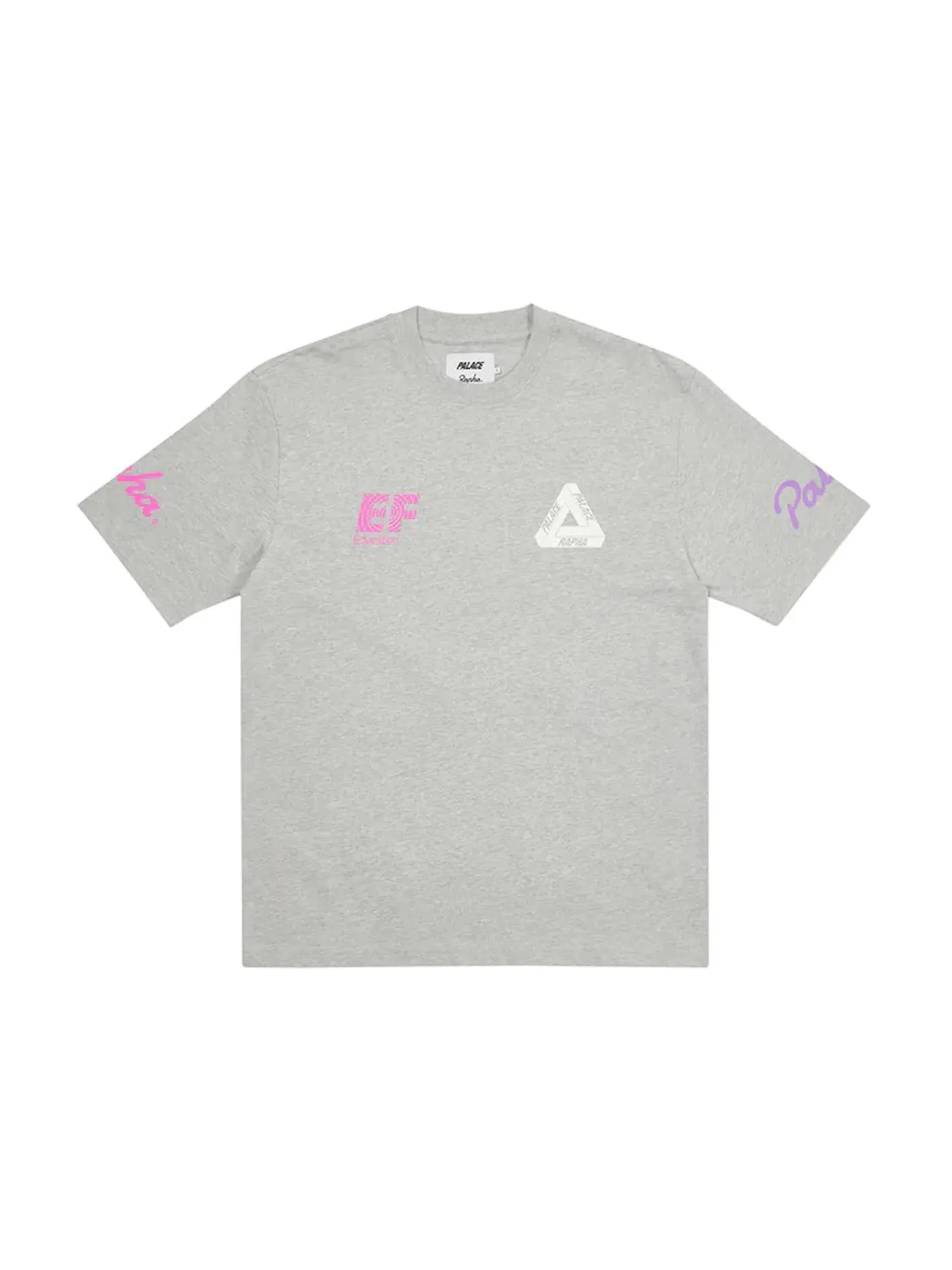 Мужская футболка с принтом Palace x Rapha EF Education First T-shirt — изображение 2 из 2, серый