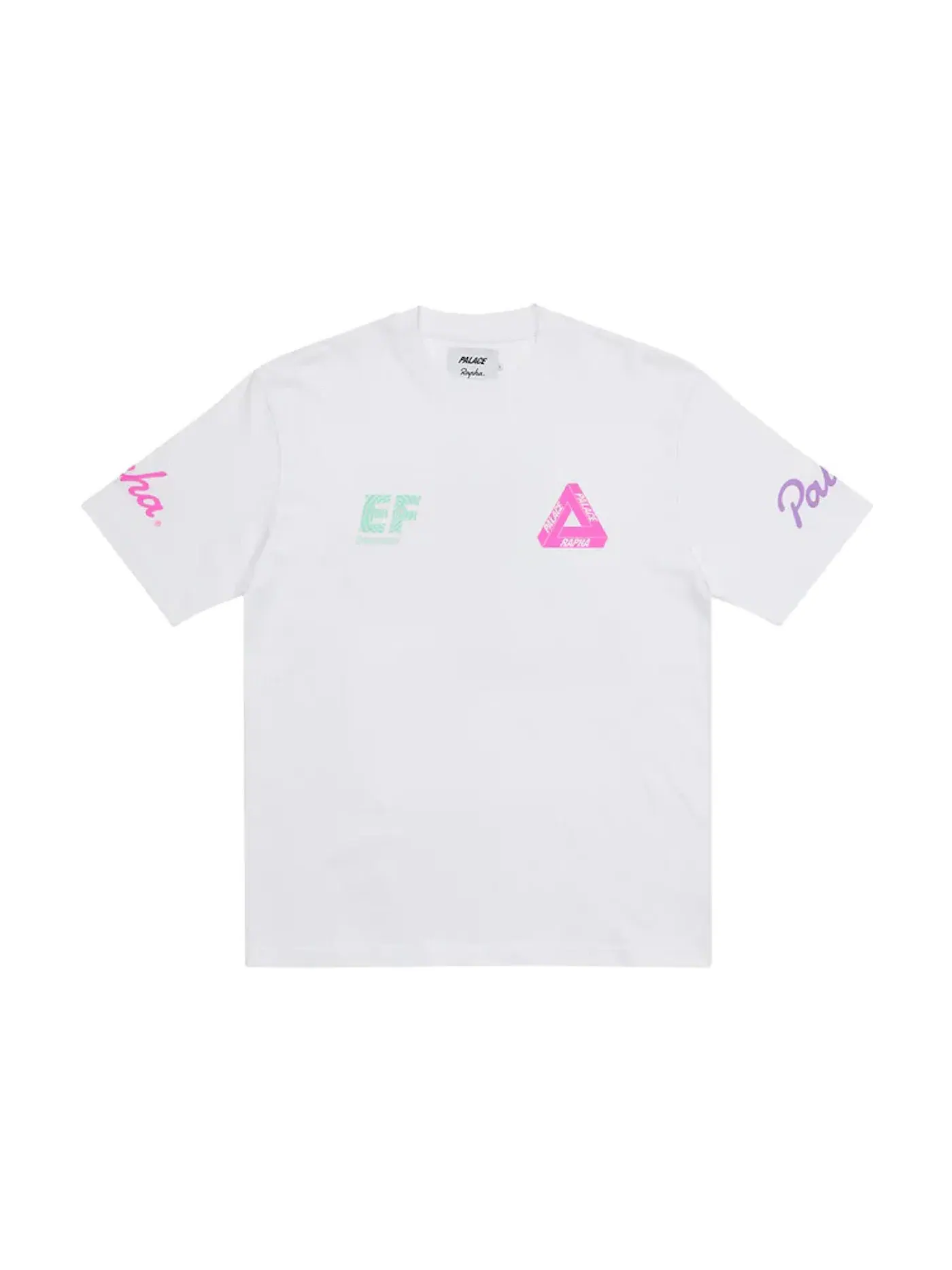 Мужская футболка с принтом Palace x Rapha EF Education First T-shirt Palace — изображение 2 из 2, белый