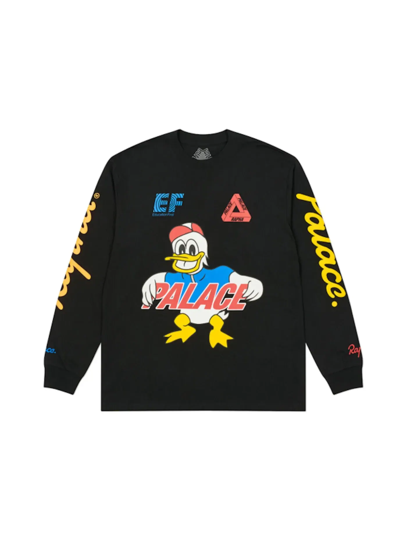 Мужская футболка с длинным рукавом Palace x Rapha Off Bike Longsleeve Palace — изображение 1 из 1, черный