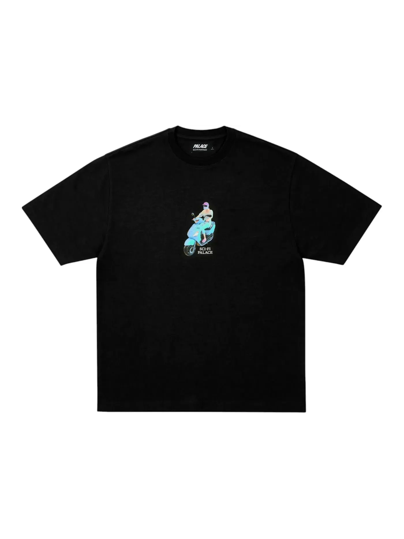 Мужская футболка с принтом Palace T-shirt — изображение 2 из 2, черный