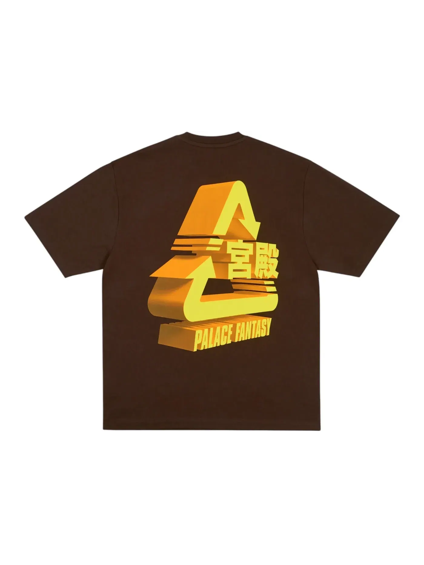 Мужская футболка с принтом Palace Sci-Fi Fantasy Tri T-shirt Fox — изображение 1 из 2, коричневый