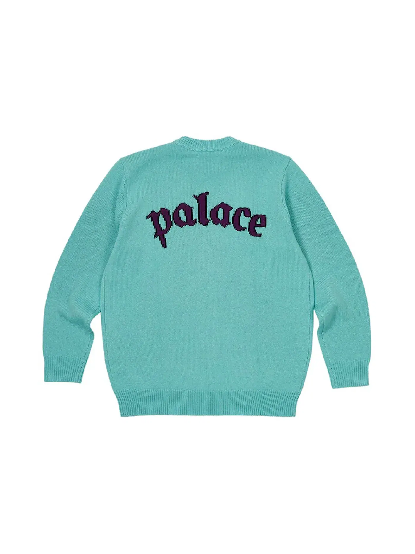 Мужской свитер с принтом Knit Palace — изображение 2 из 2, синий