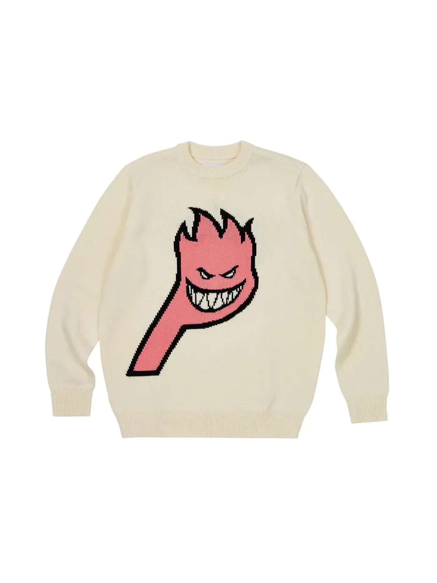 Мужской свитер с принтом Palace Knit — изображение 1 из 2, бежевый