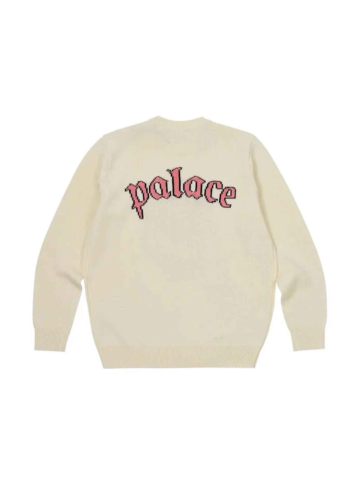 Мужской свитер с принтом Palace Knit — изображение 2 из 2, бежевый