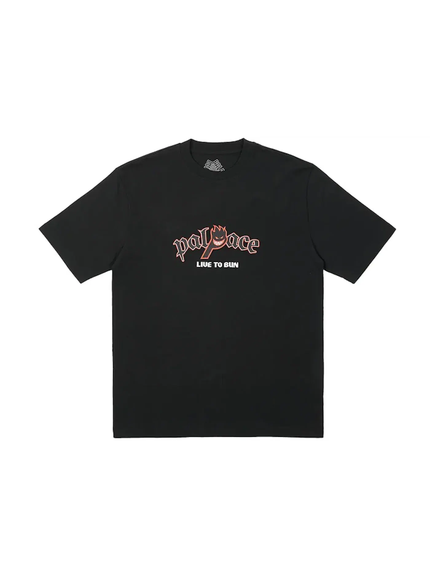 Мужская футболка с принтом Palace x Spitfire P-Head T-Shirt — изображение 2 из 2, черный