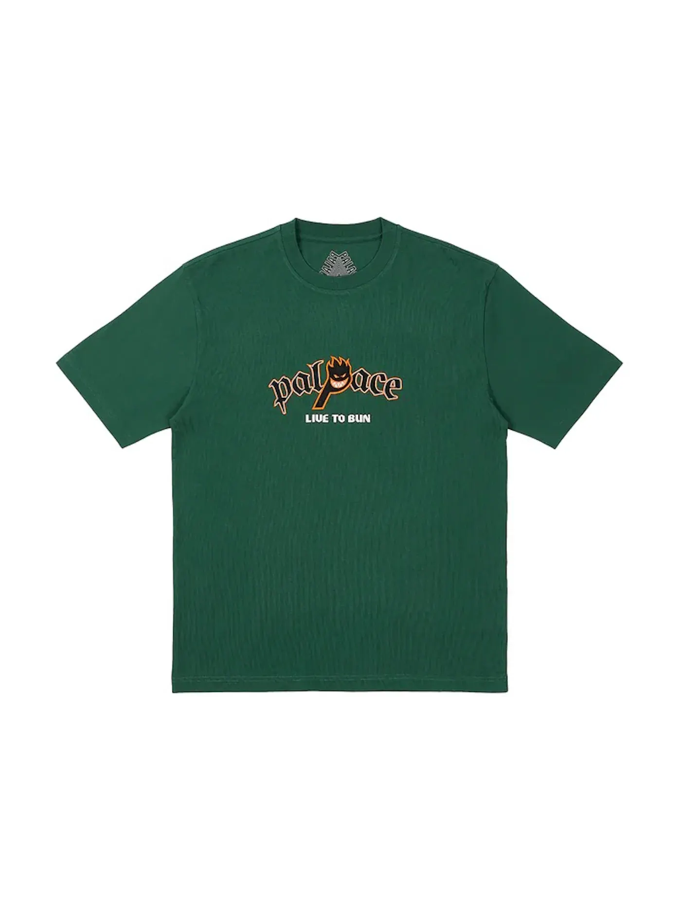 Мужская футболка с принтом Palace T-Shirt — изображение 2 из 2, зеленый