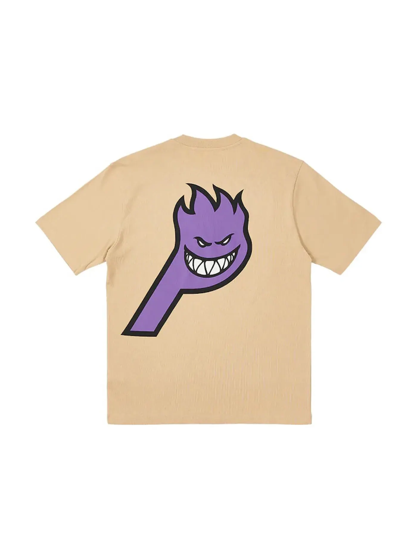Мужская футболка с принтом Palace x Spitfire P-Head T-Shirt Palace — изображение 1 из 2, бежевый