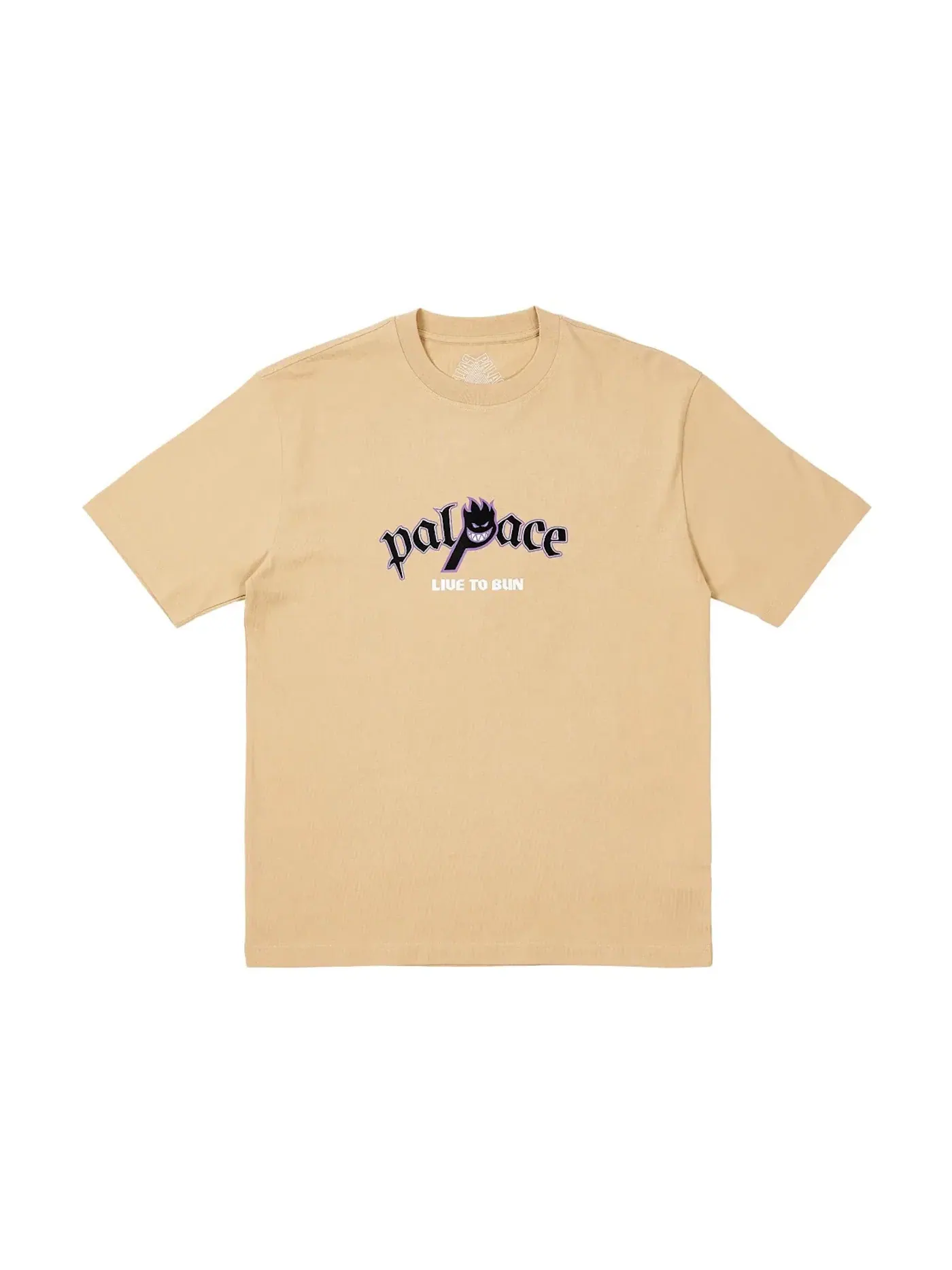 Мужская футболка с принтом Palace x Spitfire P-Head T-Shirt Palace — изображение 2 из 2, бежевый