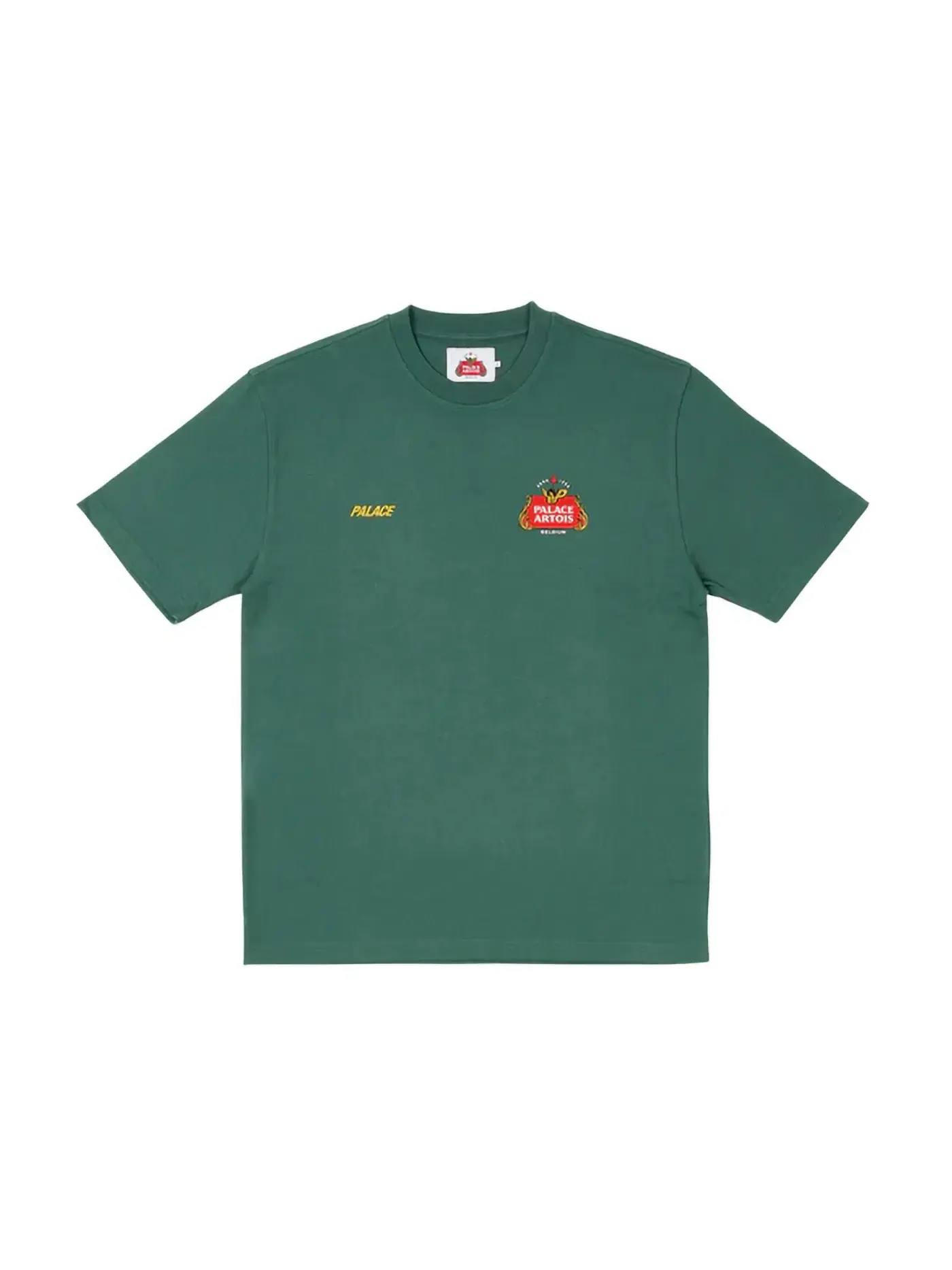 Мужская футболка с принтом Palace x Stella Artois T-Shirt — изображение 2 из 2, зеленый