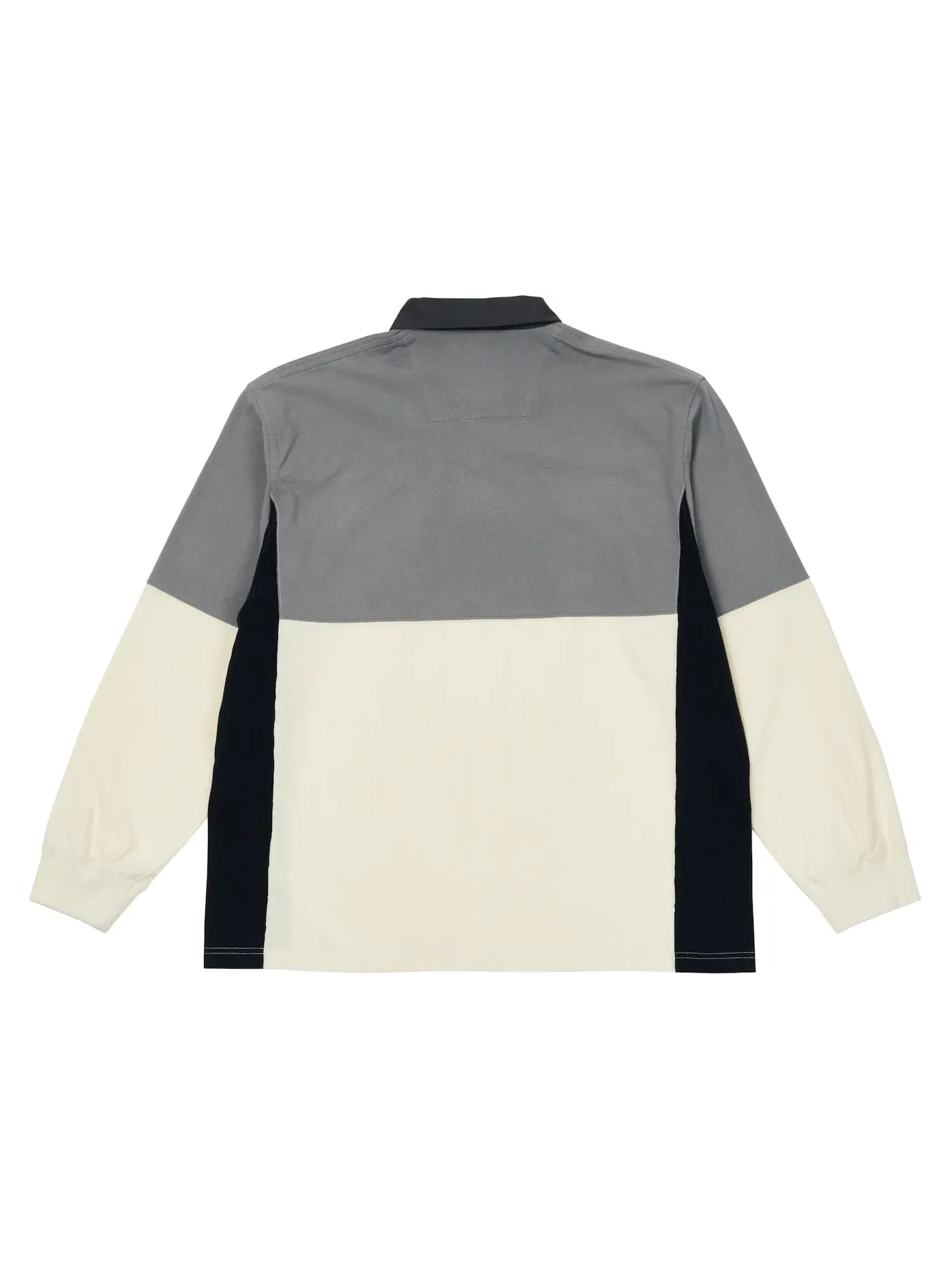 Мужская рубашка регби Palace x The North Face Purple Label High Bulky Rugby Shirt — изображение 2 из 2, серый