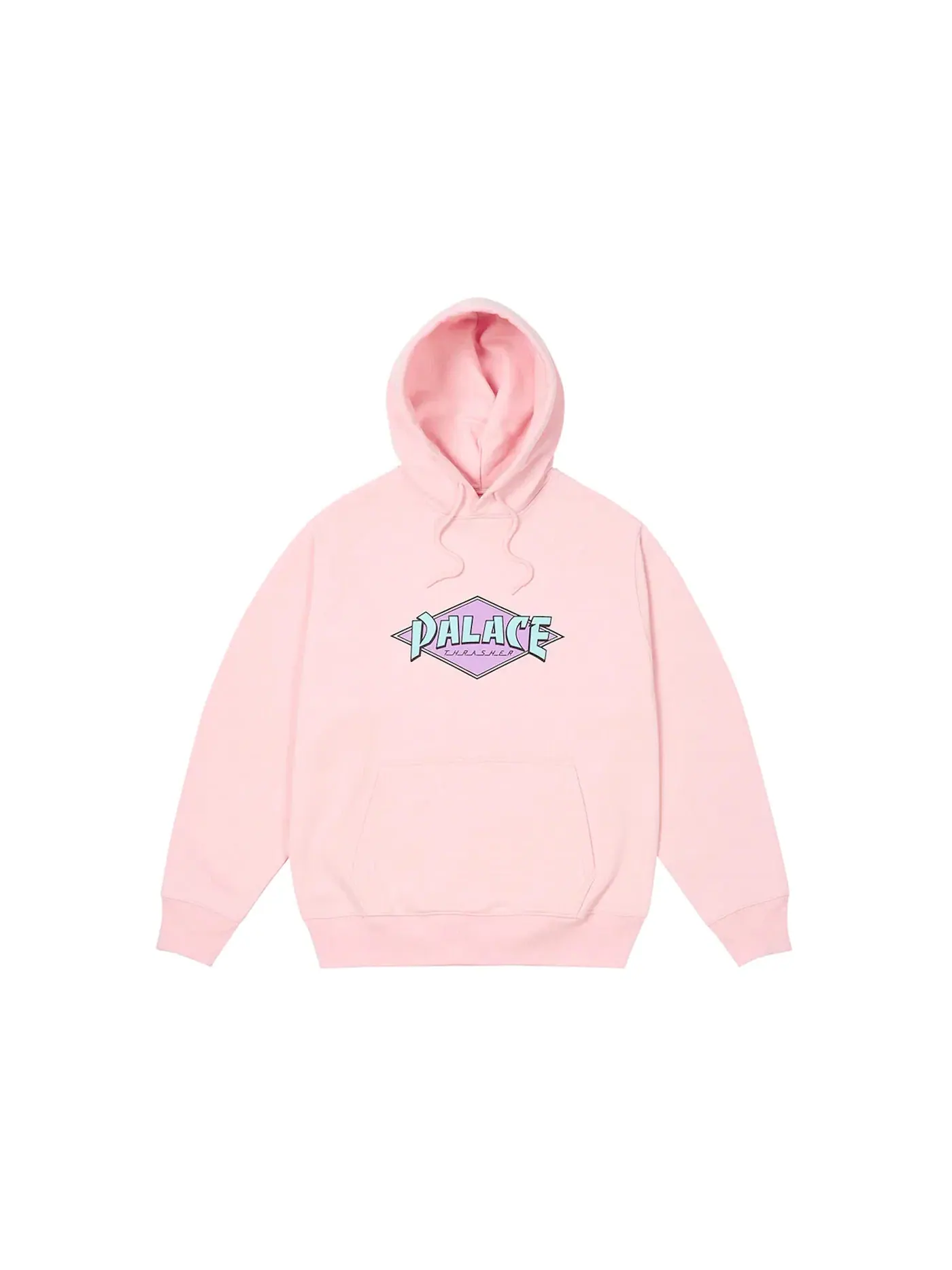 Мужская худи с принтом Palace x Thrasher Hood — изображение 1 из 2, розовый
