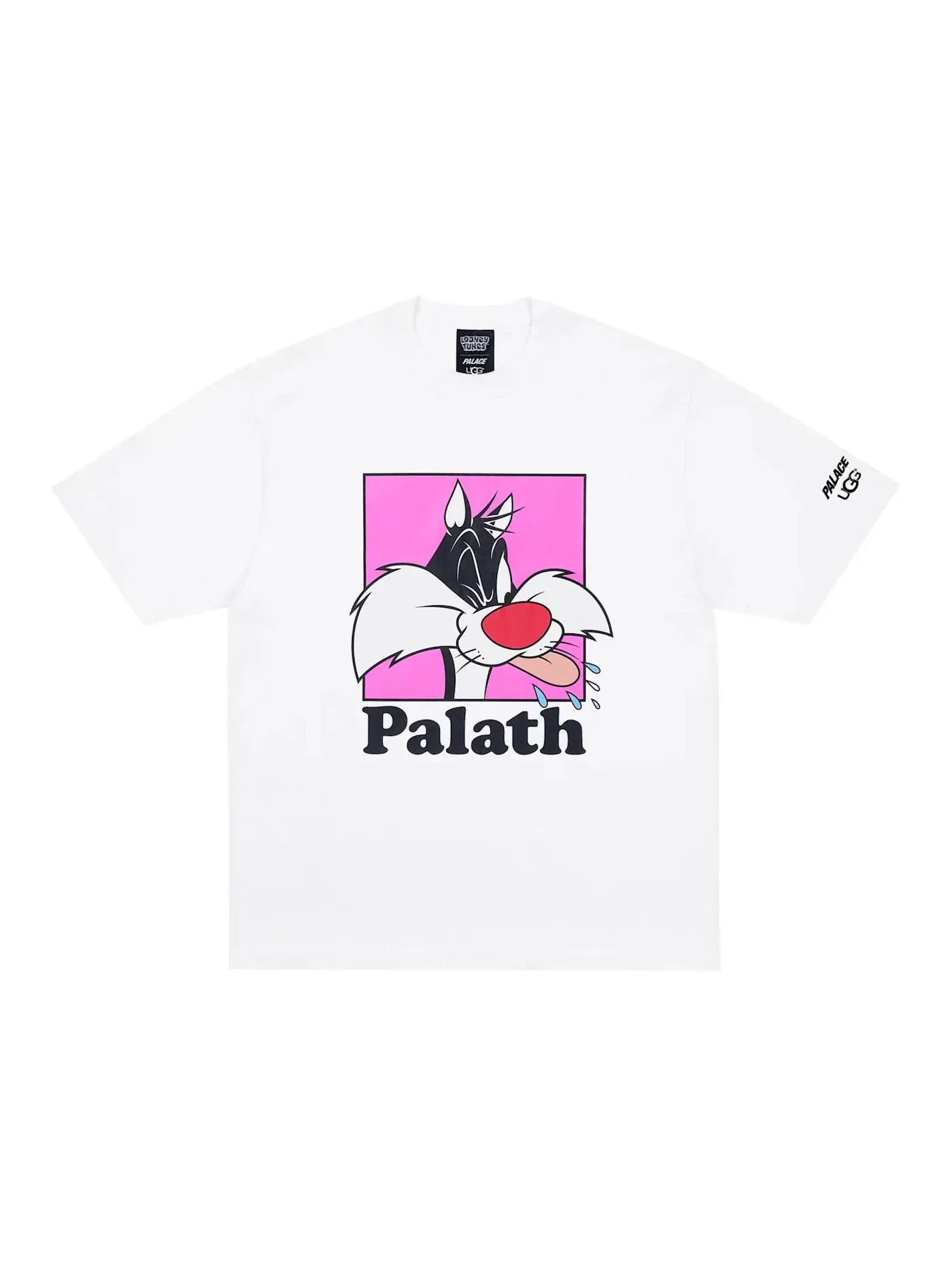 Мужская футболка с принтом Palace x UGG Looney Tunes T-Shirt — изображение 1 из 2, белый