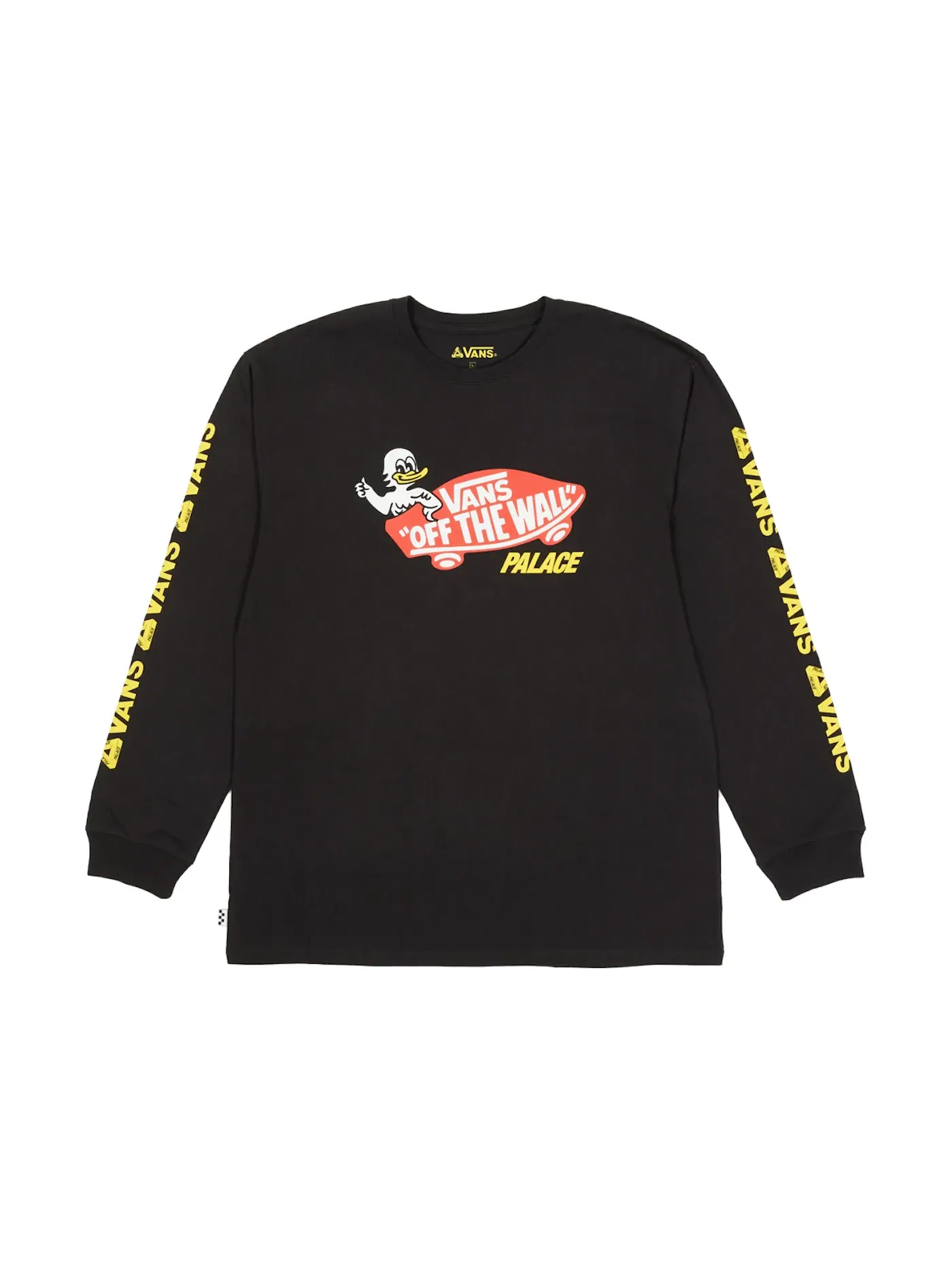 Мужская футболка с длинным рукавом Palace x Vans Duck Out Longsleeve Palace — изображение 1 из 2, черный