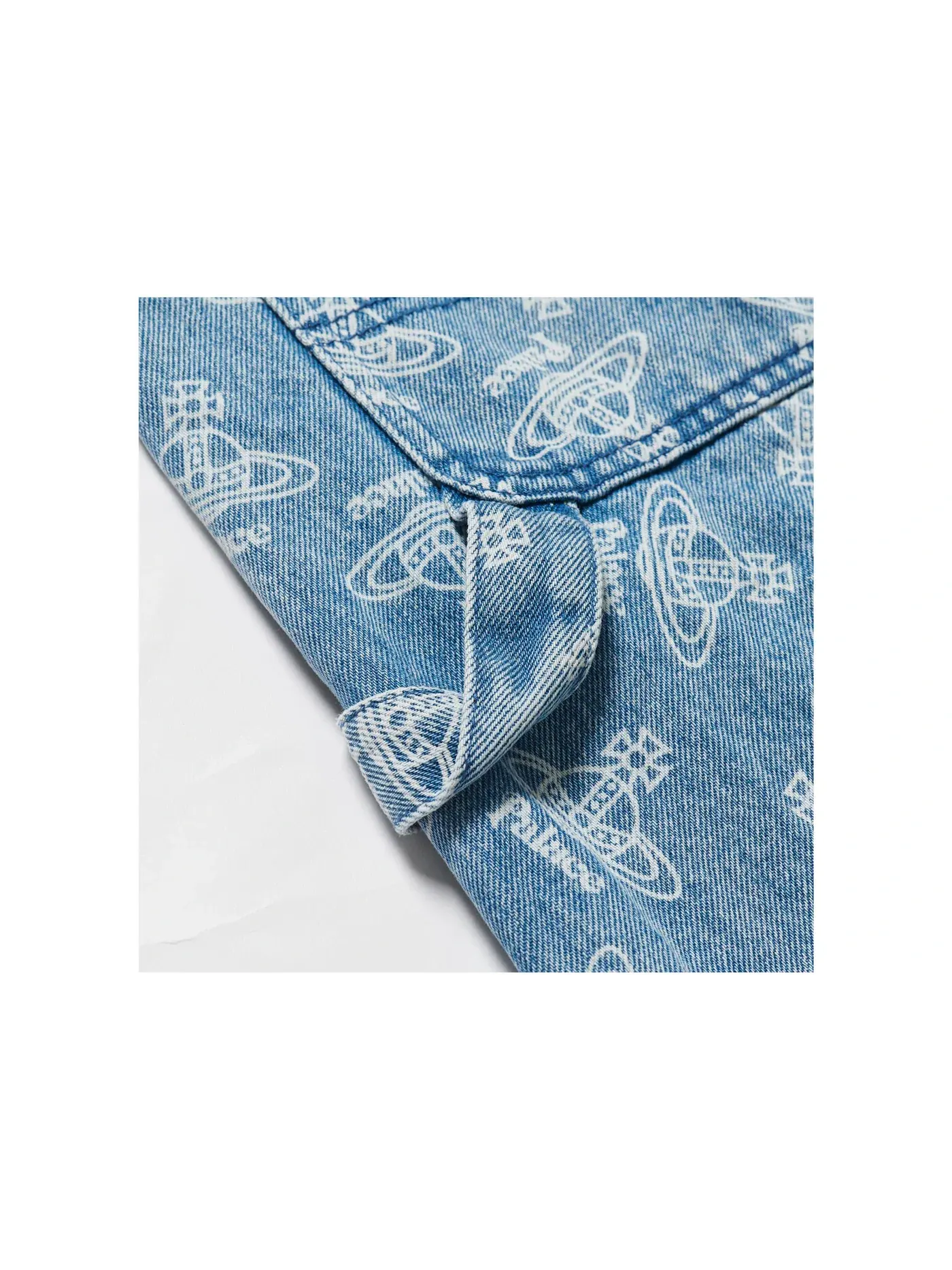 Мужские шорты с денимом Palace Short, Orb Stone Wash — изображение 3 из 3