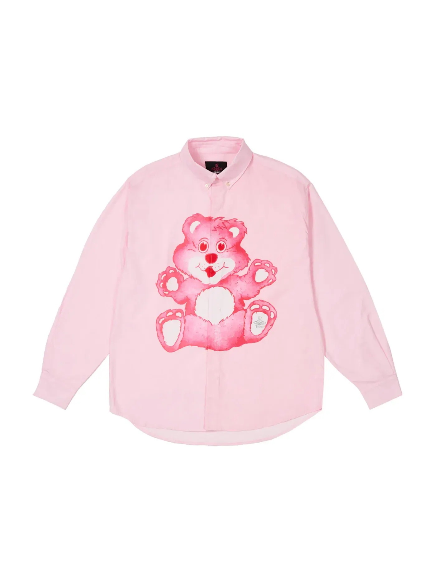Мужская рубашка с принтом Palace x Vivienne Westwood Panel — изображение 1 из 3, розовый