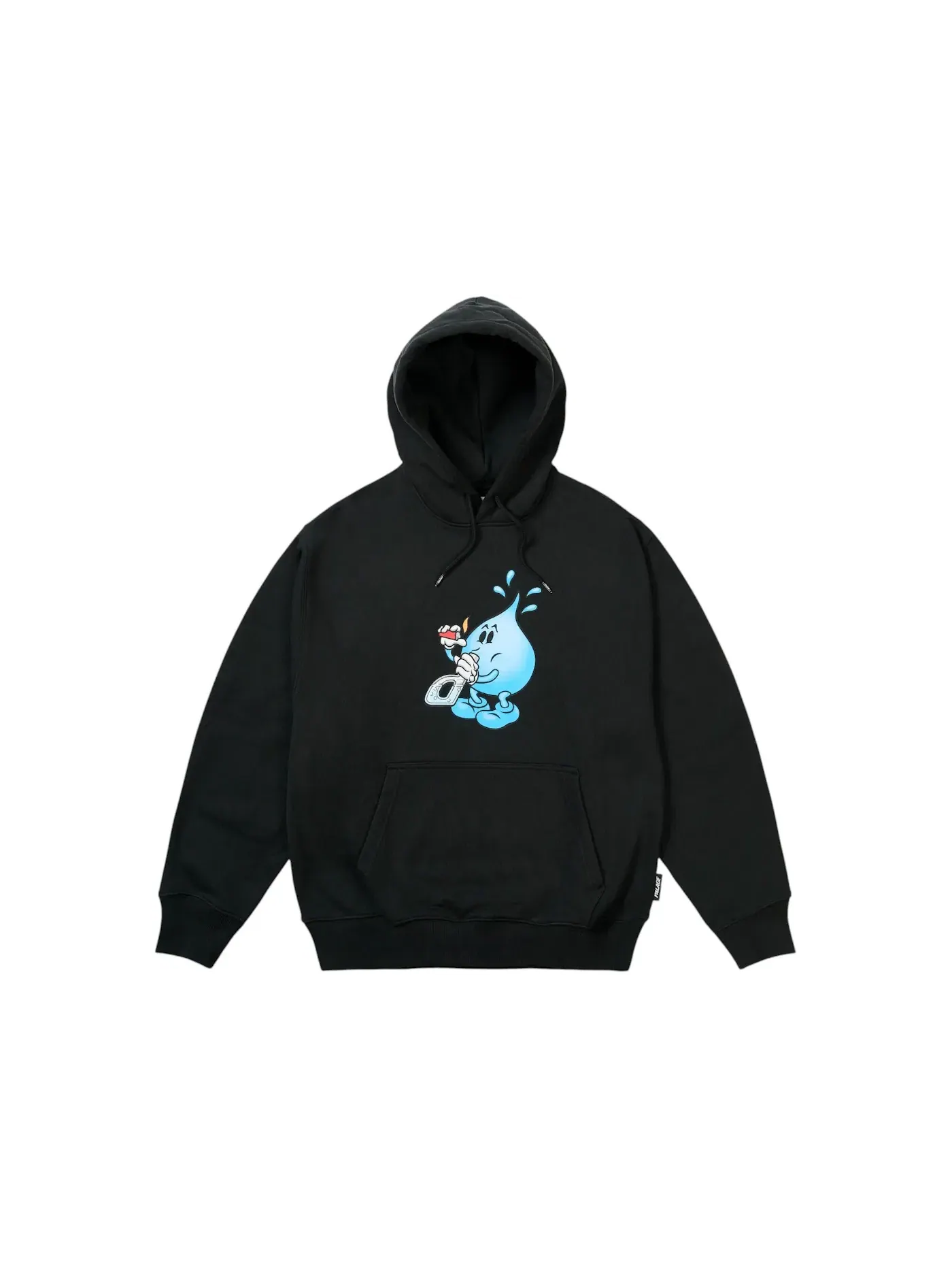 Мужская худи с принтом Palace x World Industries Hoodie — изображение 1 из 1, черный