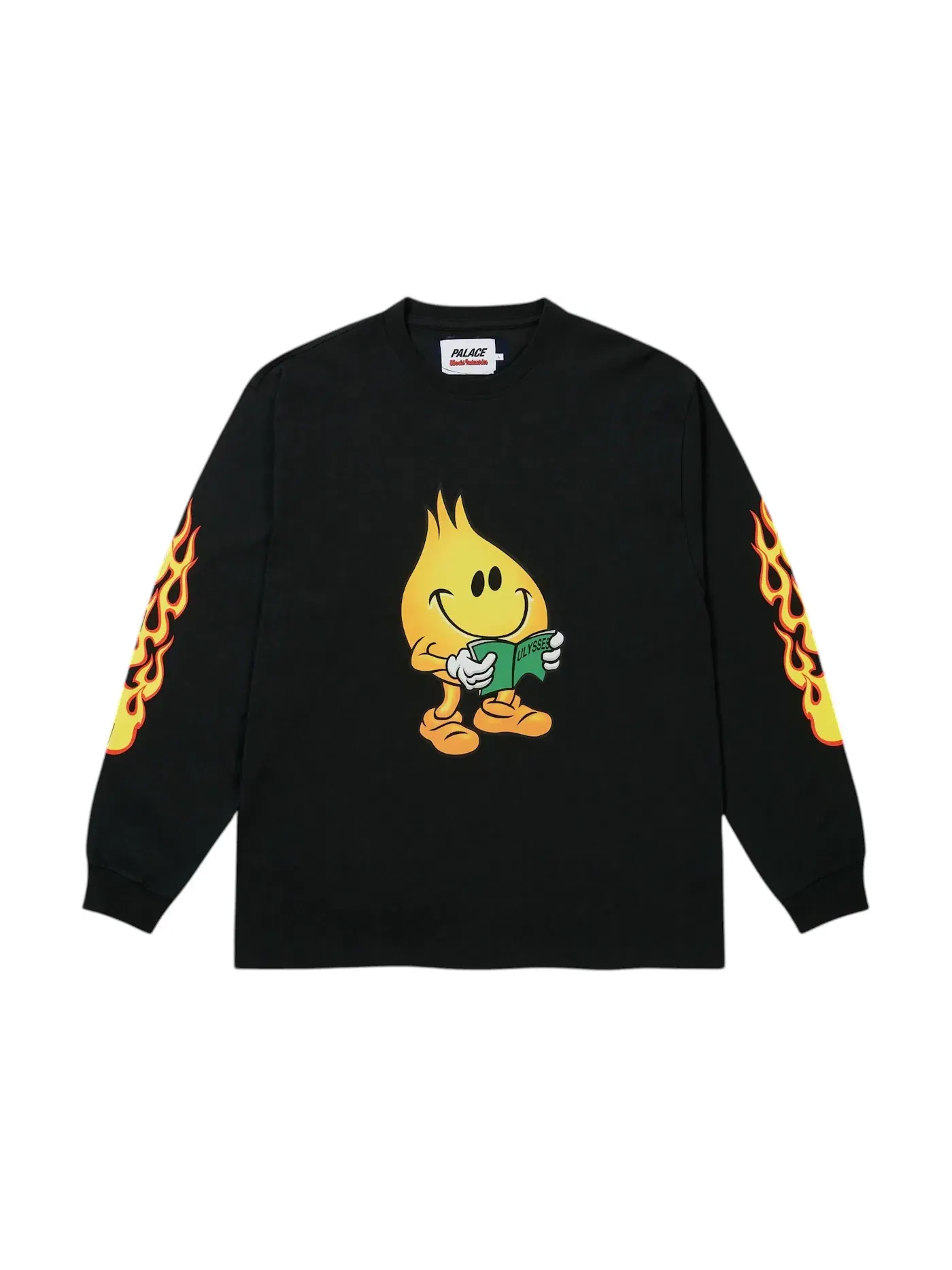 Мужская футболка с длинным рукавом Palace x World Industries — изображение 1 из 2, черный