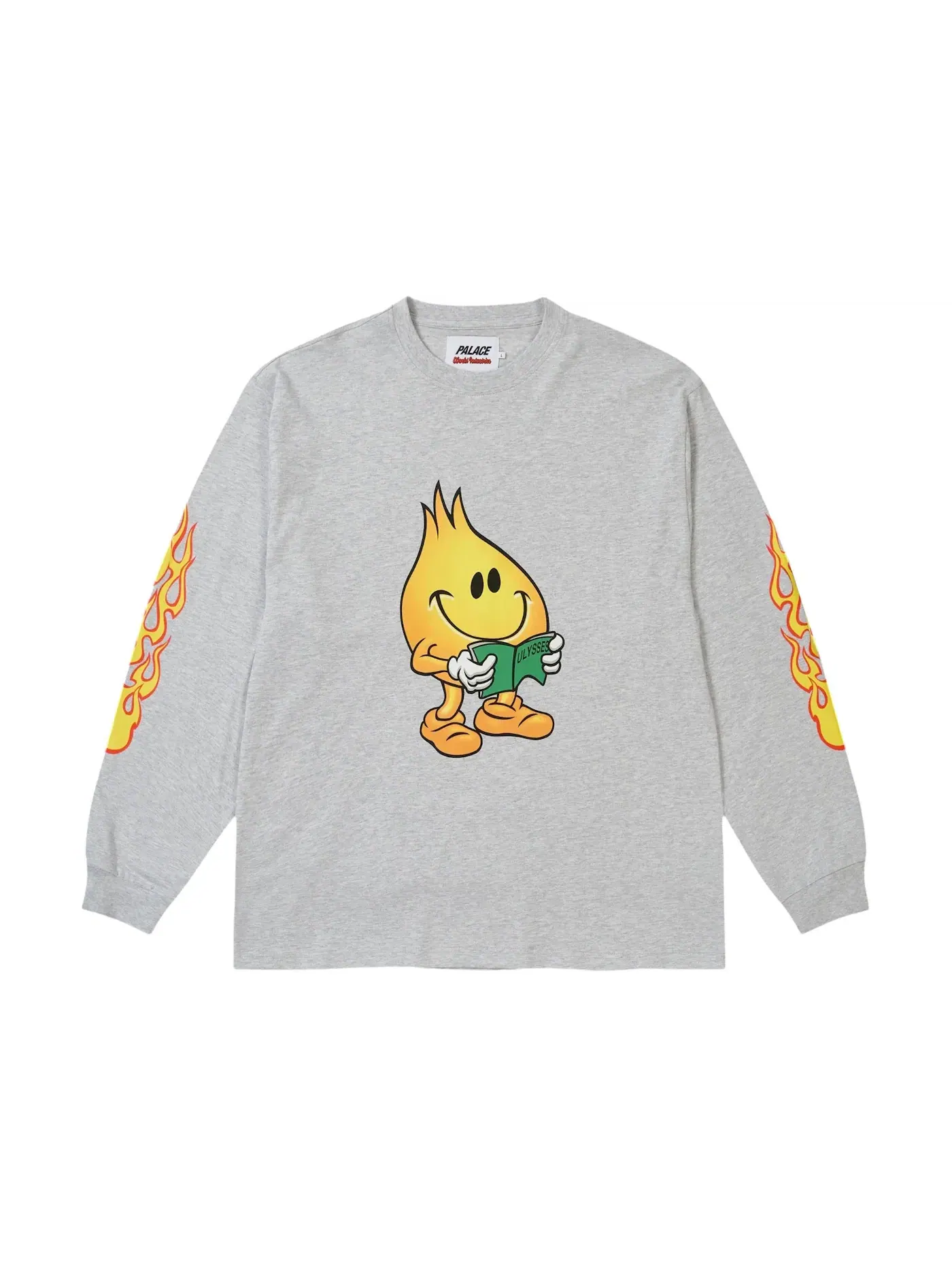Мужская футболка с длинным рукавом Palace x World Industries L/S T-shirt Palace — изображение 1 из 2, серый