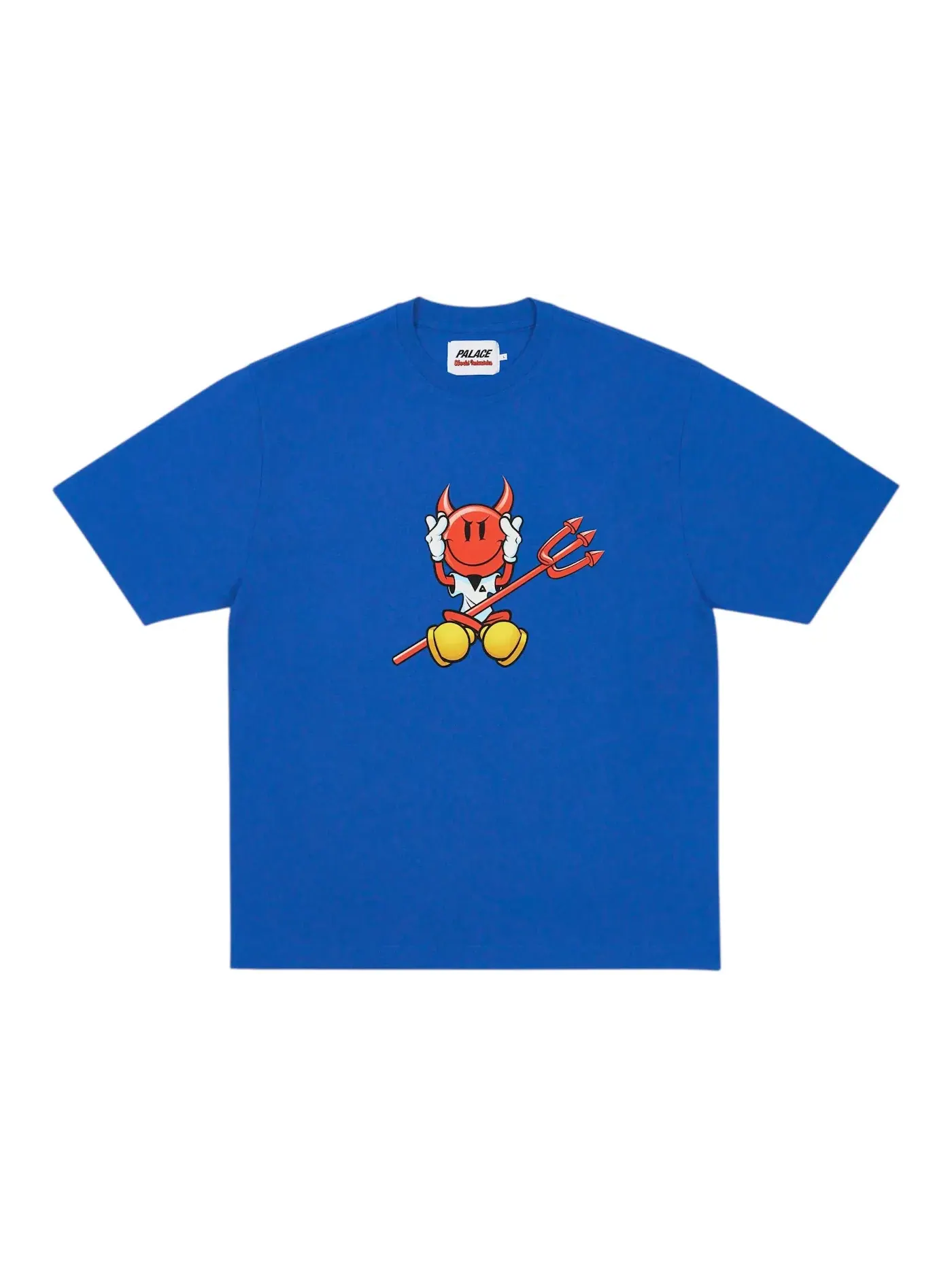 Мужская футболка с принтом Palace T-Shirt — изображение 1 из 2, синий