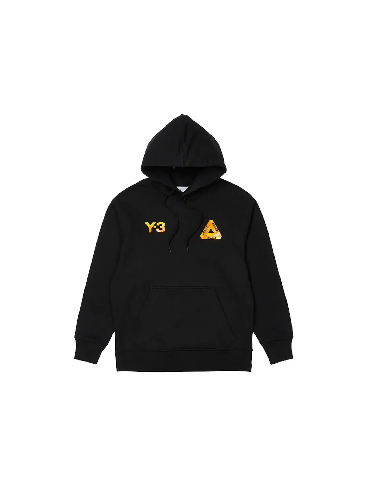 Мужская худи с принтом Palace Y-3 Logo Hoodie — изображение 2 из 2, черный