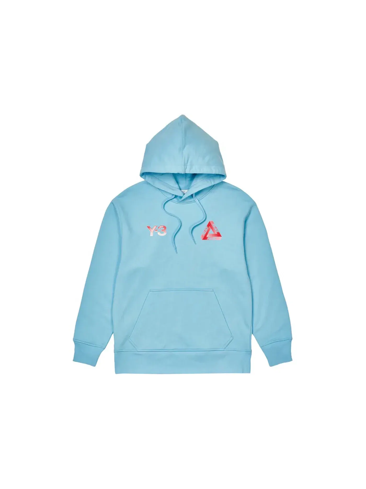Мужской худи с принтом Palace Hoodie — изображение 2 из 2, синий
