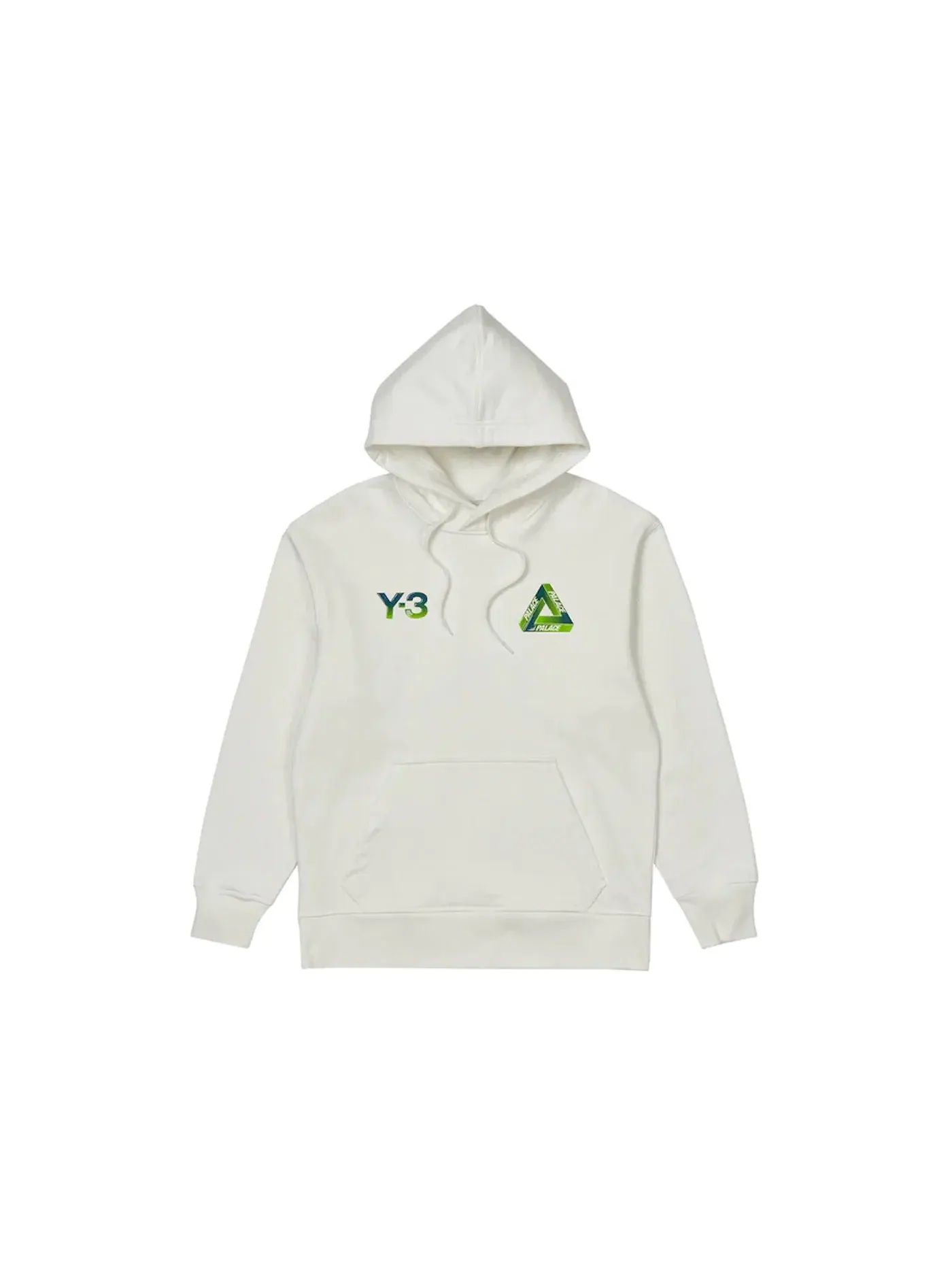 Мужской худи с принтом Palace Y-3 Logo — изображение 2 из 2, белый