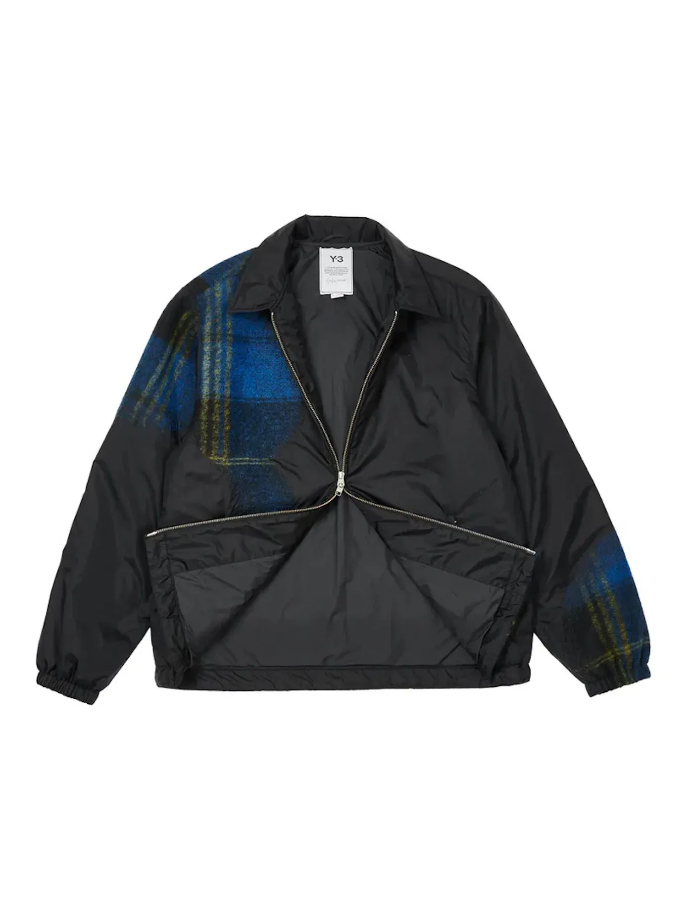 Мужская куртка Palace Y-3 Needle Punch Nylon Wool Coach Jacket — изображение 2 из 3, черный