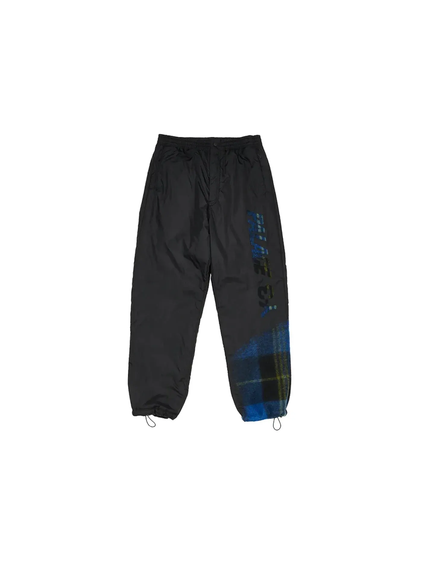 Мужские штаны с принтом Palace Y-3 Needle Punch Nylon Wool Pants — изображение 2 из 2, черный