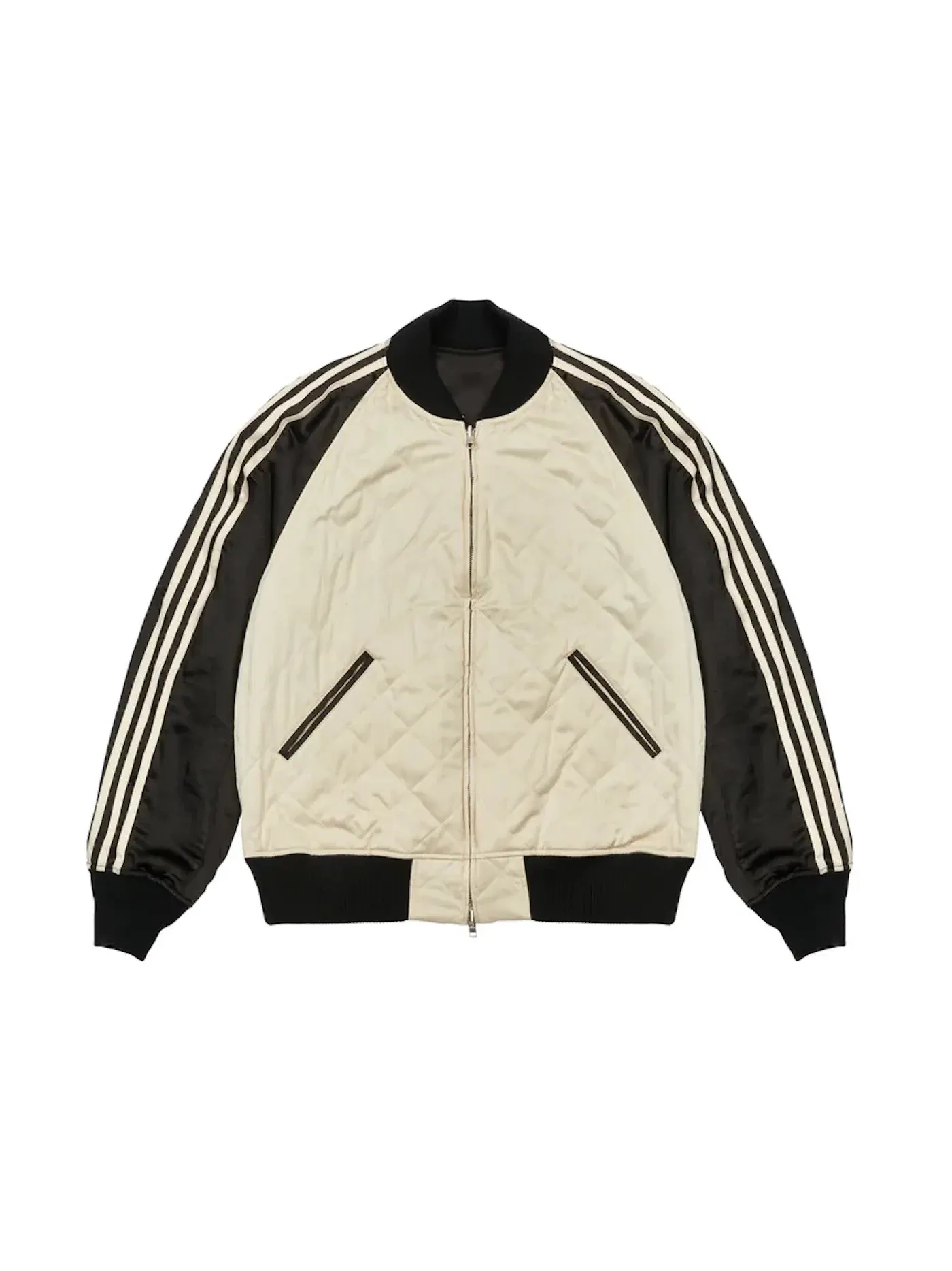 Мужская куртка двусторонняя с принтом Palace Y-3 Reversible Souvenir Jacket — изображение 3 из 3, темно-синий/кремовый