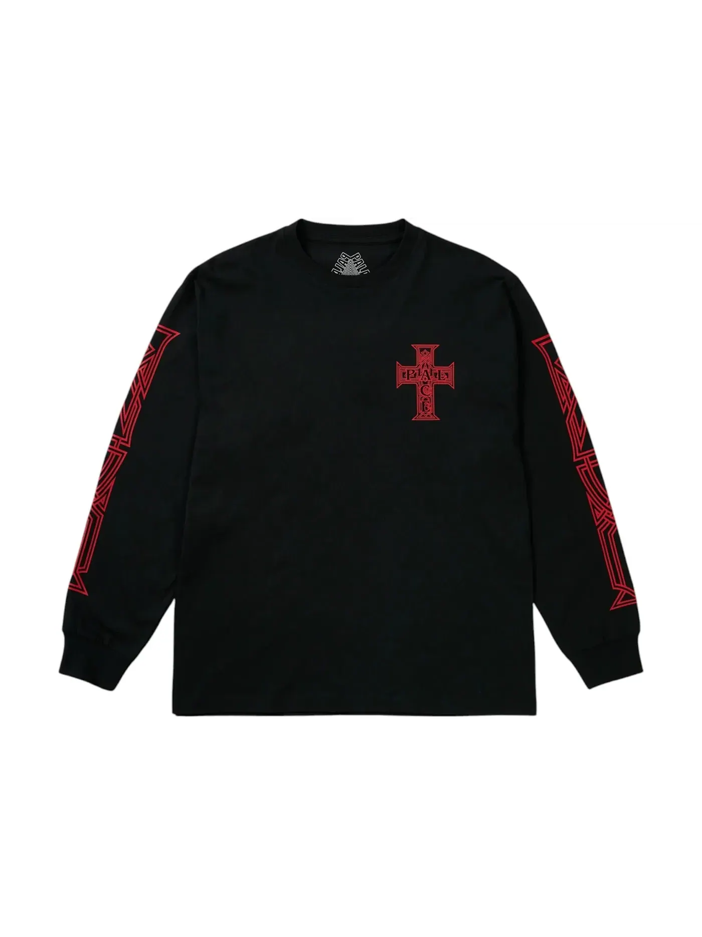 Мужская футболка с длинным рукавом Palace Y So Cross — изображение 2 из 3, черный