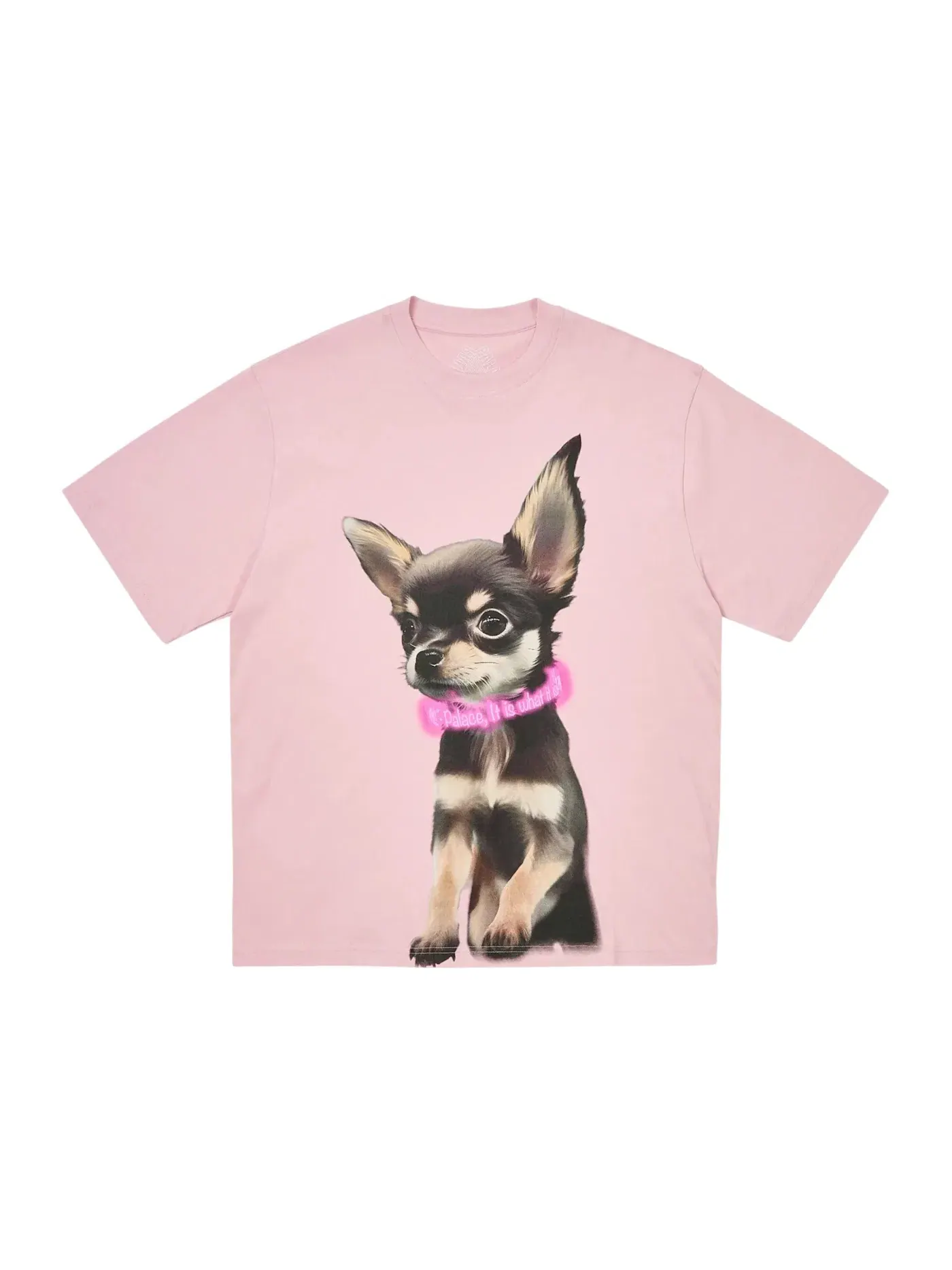 Мужская футболка с принтом Palace T-Shirt — изображение 1 из 1, розовый